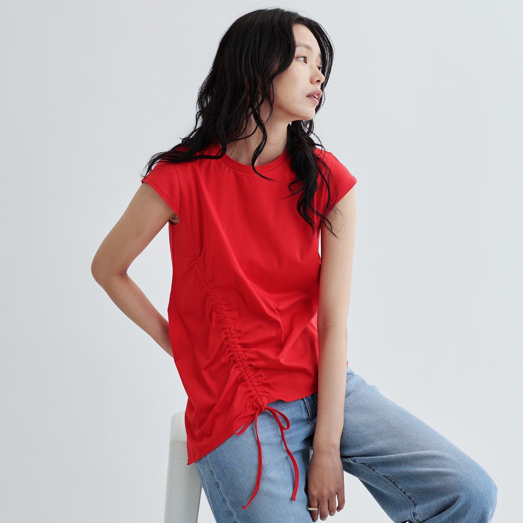 GALLEST「イレギュラーシャーリングヘムカットソー」|Tシャツ・カットソー|