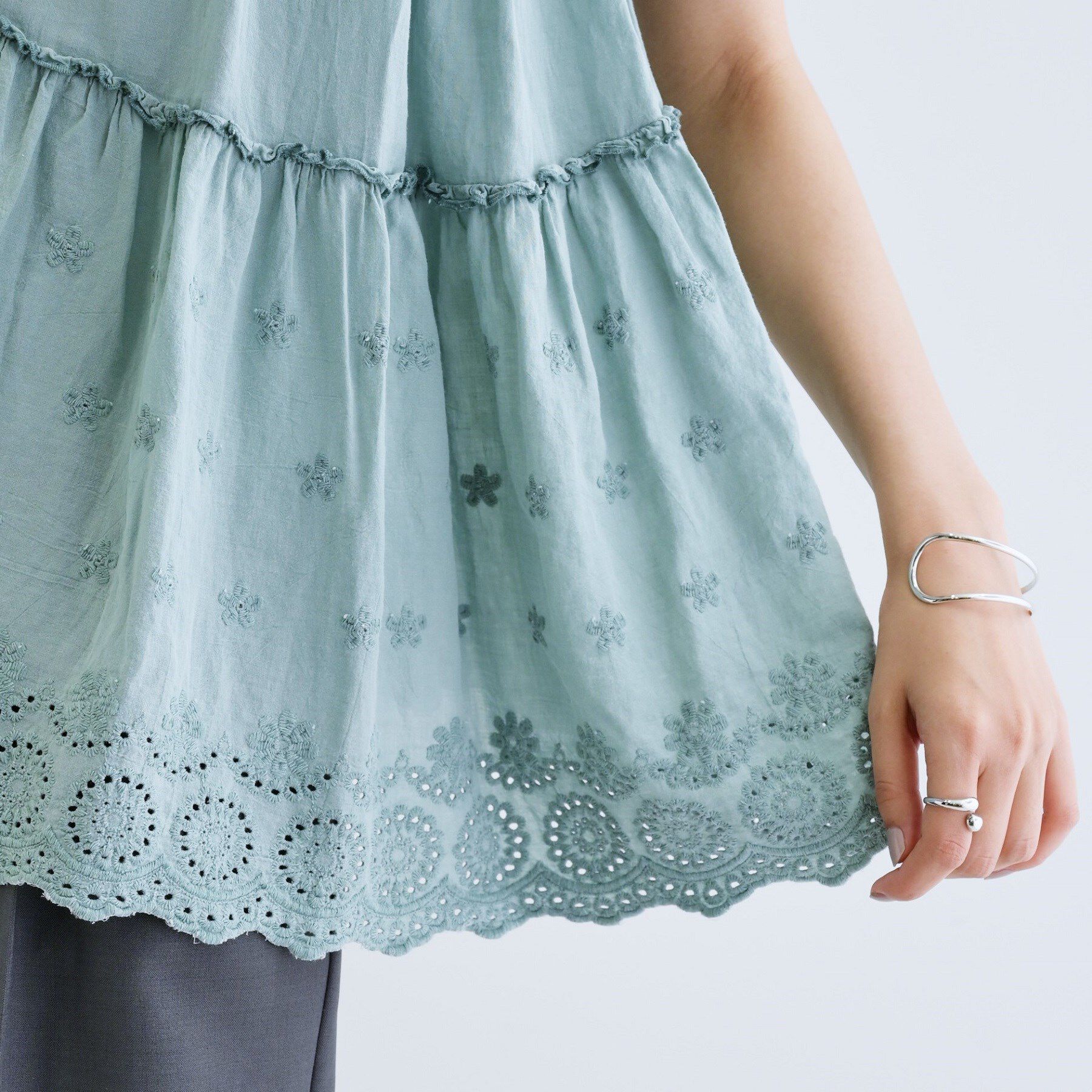 GALLEST「ピグメントダイノースリーブカットソー」|Tシャツ・カットソー|