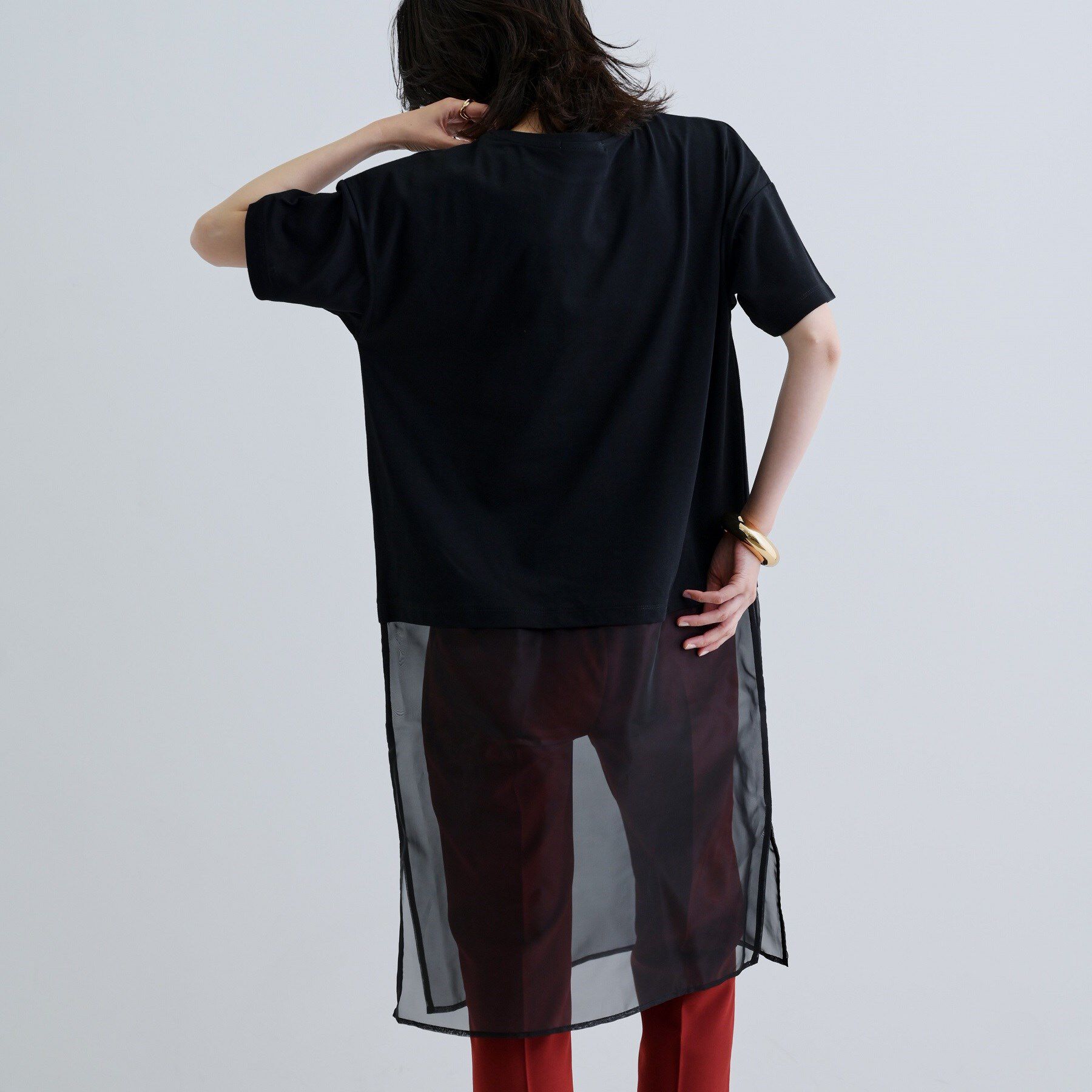 GALLEST「シアードッキングTシャツ」|Tシャツ・カットソー|