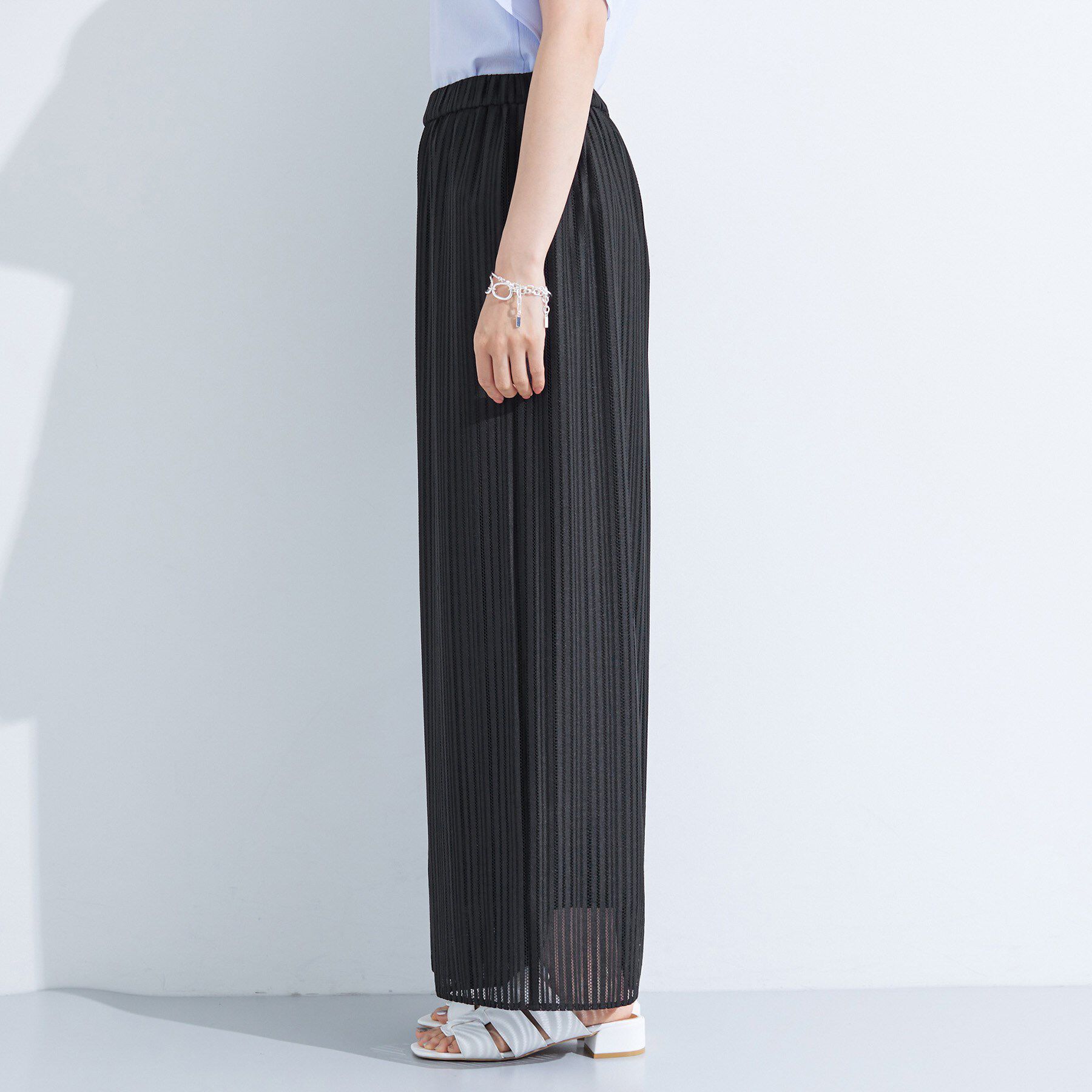 INDIVI「【洗える／セットアップ可能】ラッセルワイドパンツ」|その他|