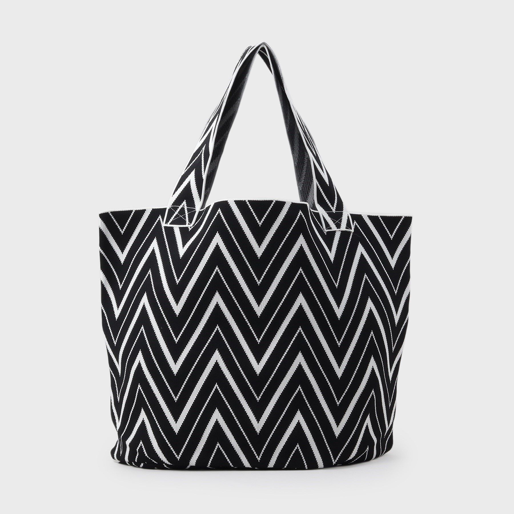 INDIVI「【選べる柄／WEB限定カラー】ビッグニットバッグ」|トートバッグ|