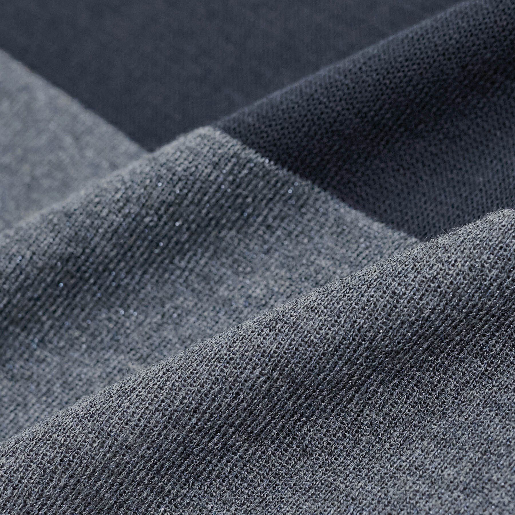 INDIVI「【洗える／二の腕カバー】バイカラーラメニット」|ニット・セーター|