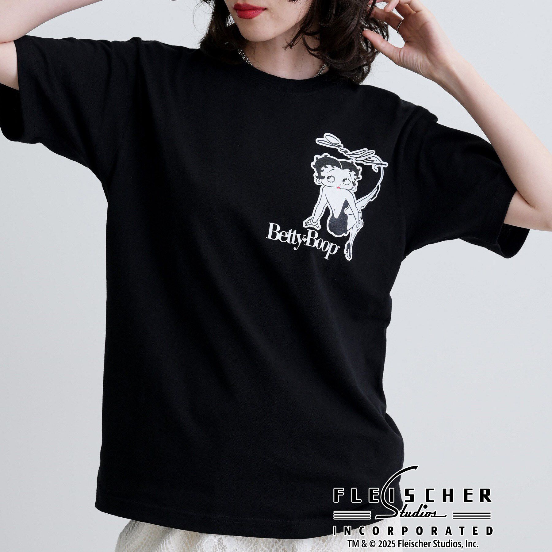 GALLEST「【Betty Boop(TM)】サイドプリントTシャツ」|Tシャツ・カットソー|