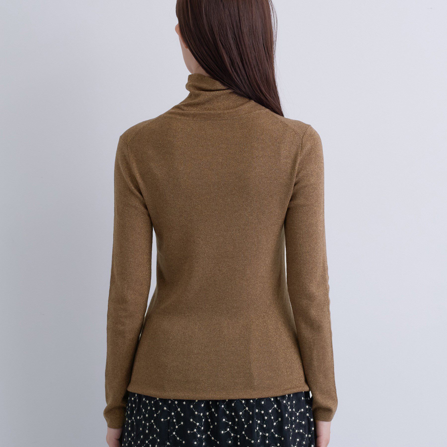 INDIVI「【洗える／薄手／ラメ】シアーラメニット」|ニット・セーター|