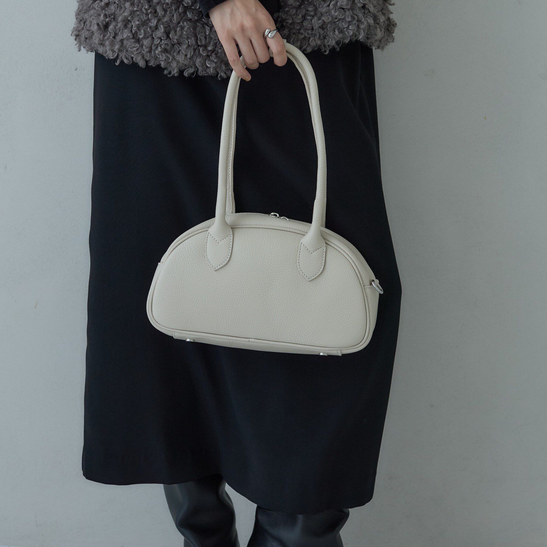 GALLEST「【MILLELA FIRENZE】ラウンドフォルムバッグ」|ショルダー・メッセンジャー|オフホワイト(003