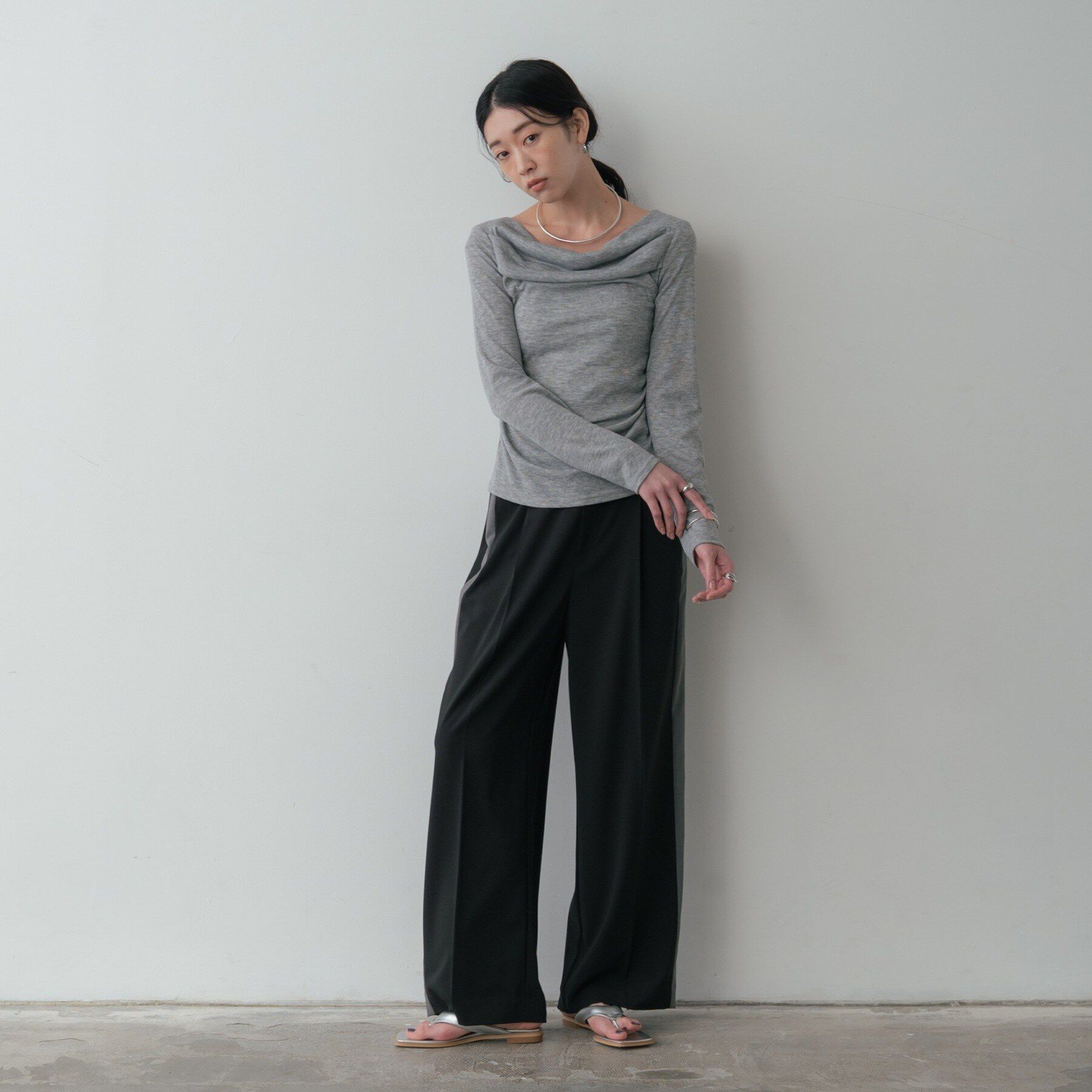 GALLEST「Comfy SET UP｜イージーサイドラインワイドパンツ【セットアップ対応／通勤／カセット服／接触」|その他|