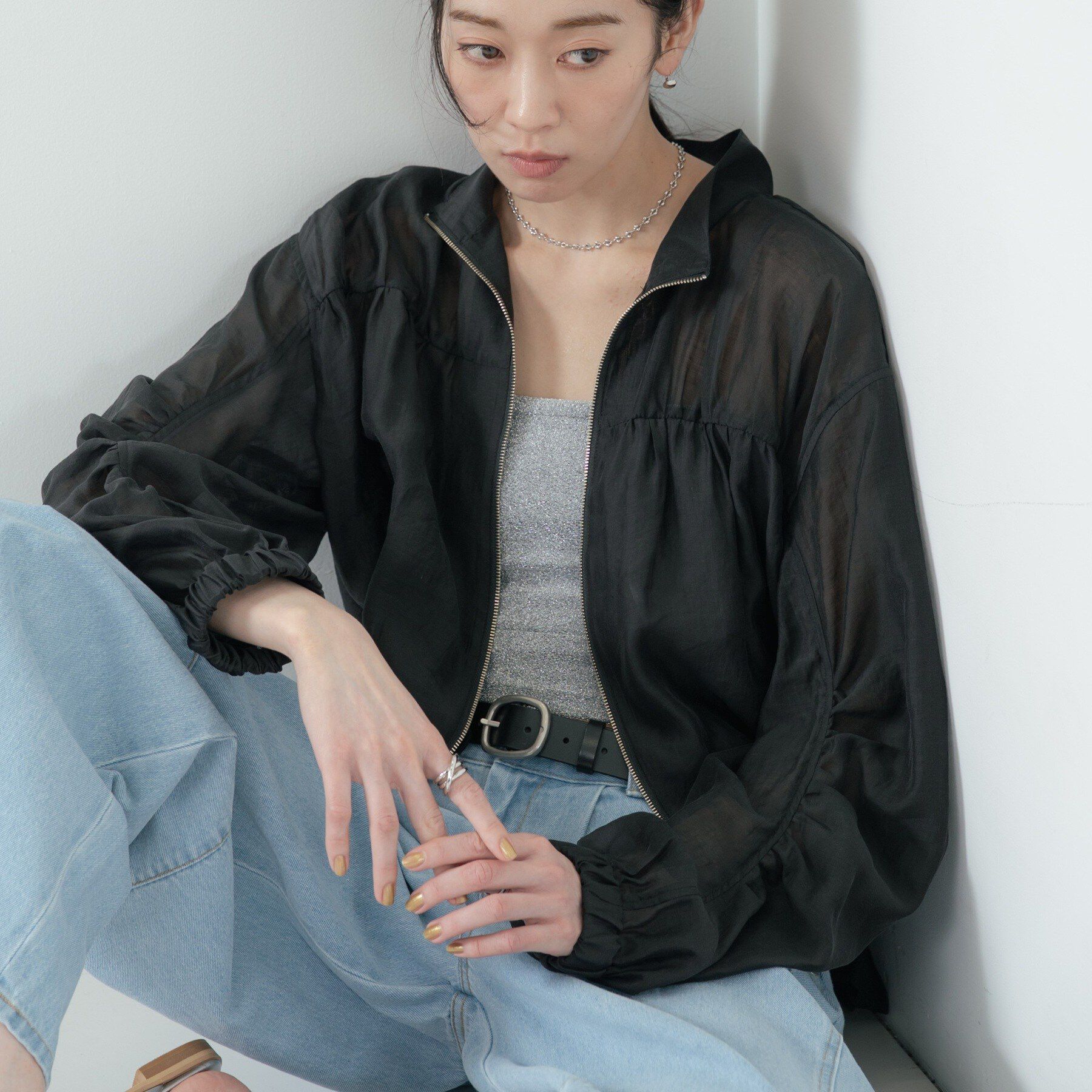 GALLEST「シアーシャーリングブルゾン」|ブルゾン・スタジャン|