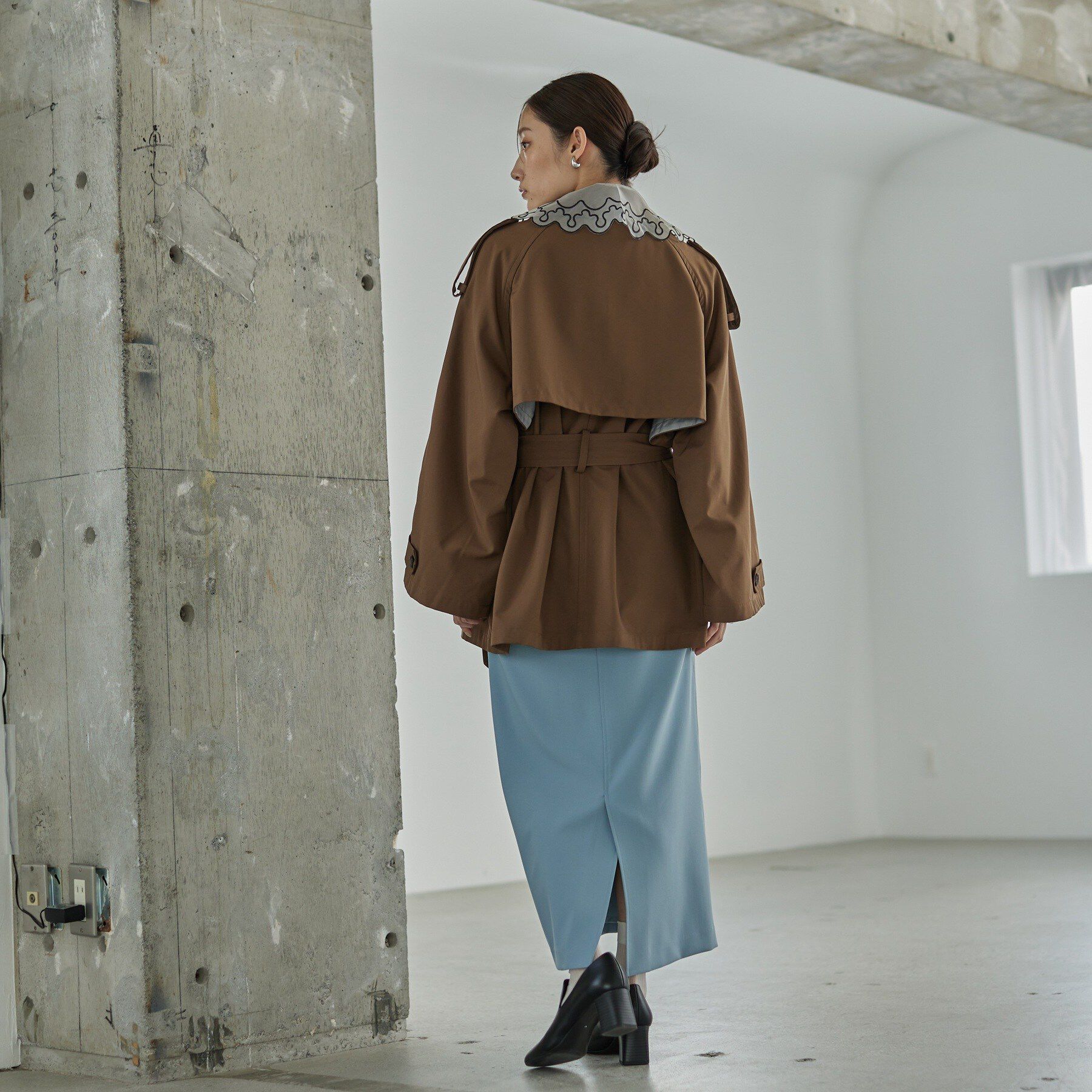 GALLEST「【撥水】ボンディングショートトレンチ」|トレンチコート|