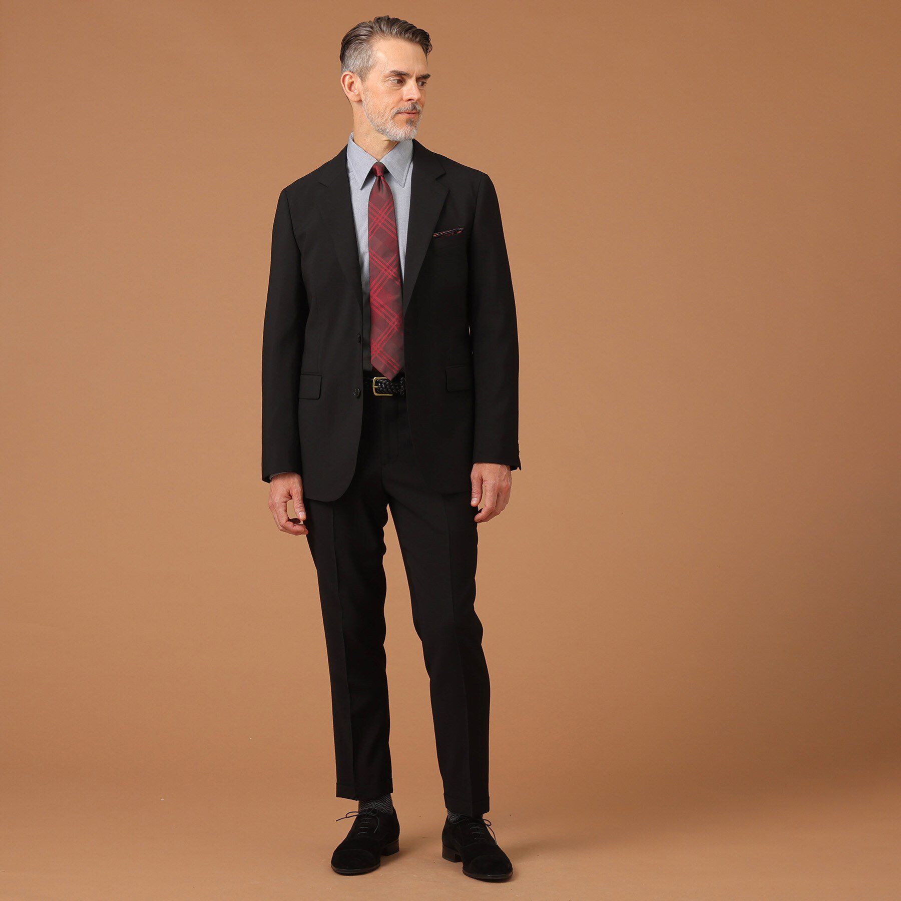 40CARATS&525「ディープブラック ジャケット」|テーラードジャケット|