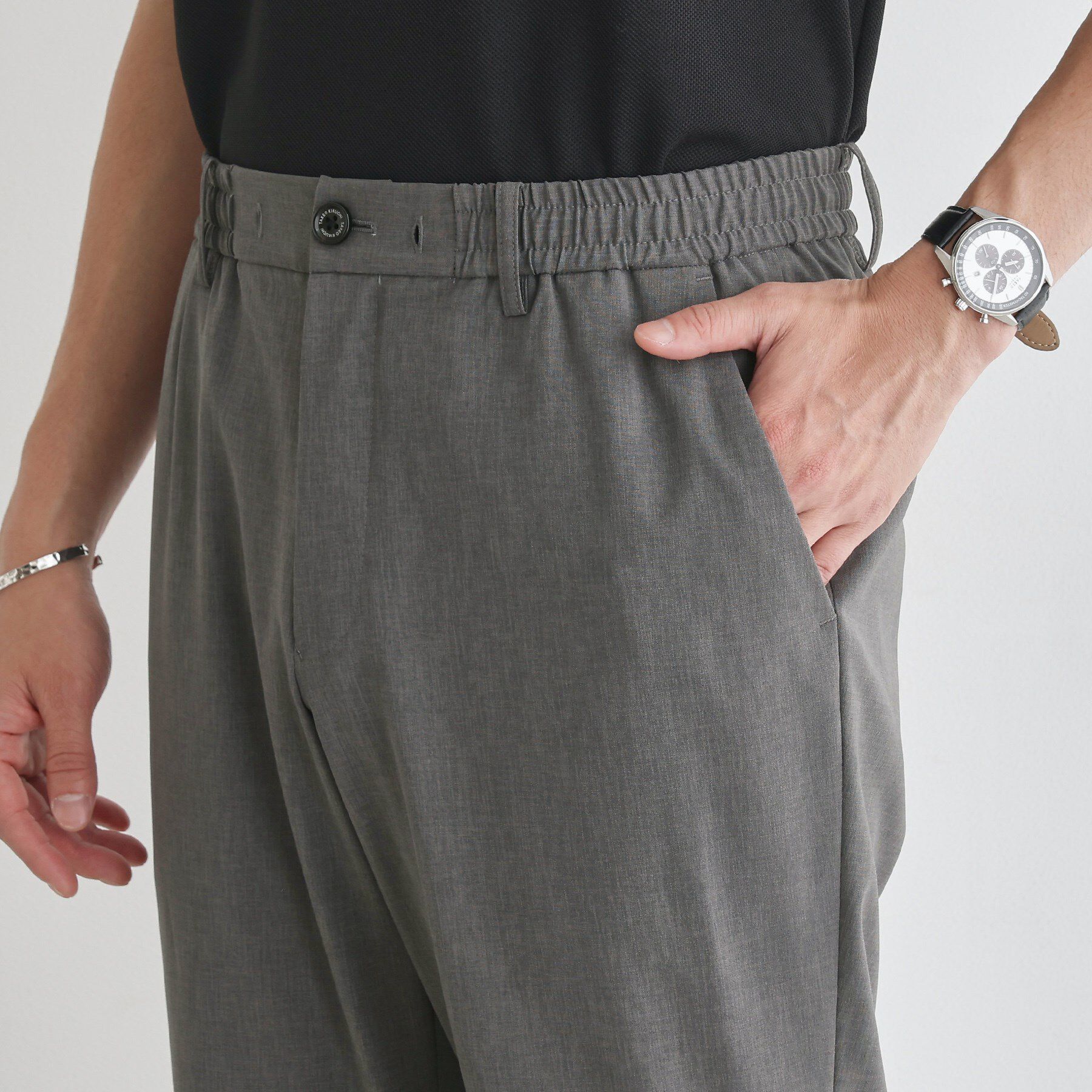 TAKEO KIKUCHI「【LIMITED】吸水速乾セットアップ／背抜きジャケット＆イージーパンツ」|スーツ|