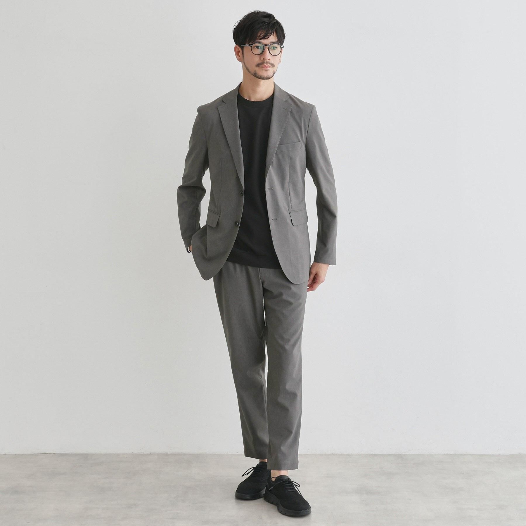 TAKEO KIKUCHI「【LIMITED】吸水速乾セットアップ／背抜きジャケット＆イージーパンツ」|スーツ|