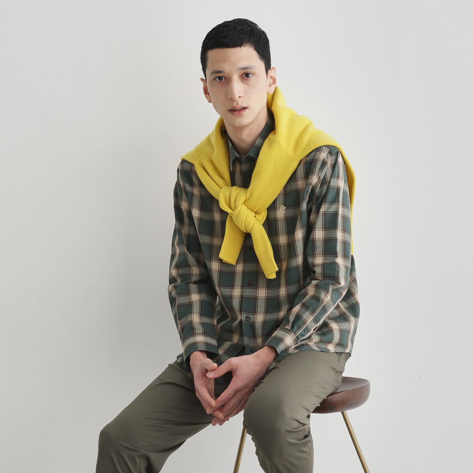 TAKEO KIKUCHI「【LIMITED】ダークチェック長袖シャツ」|シャツ・ブラウス|