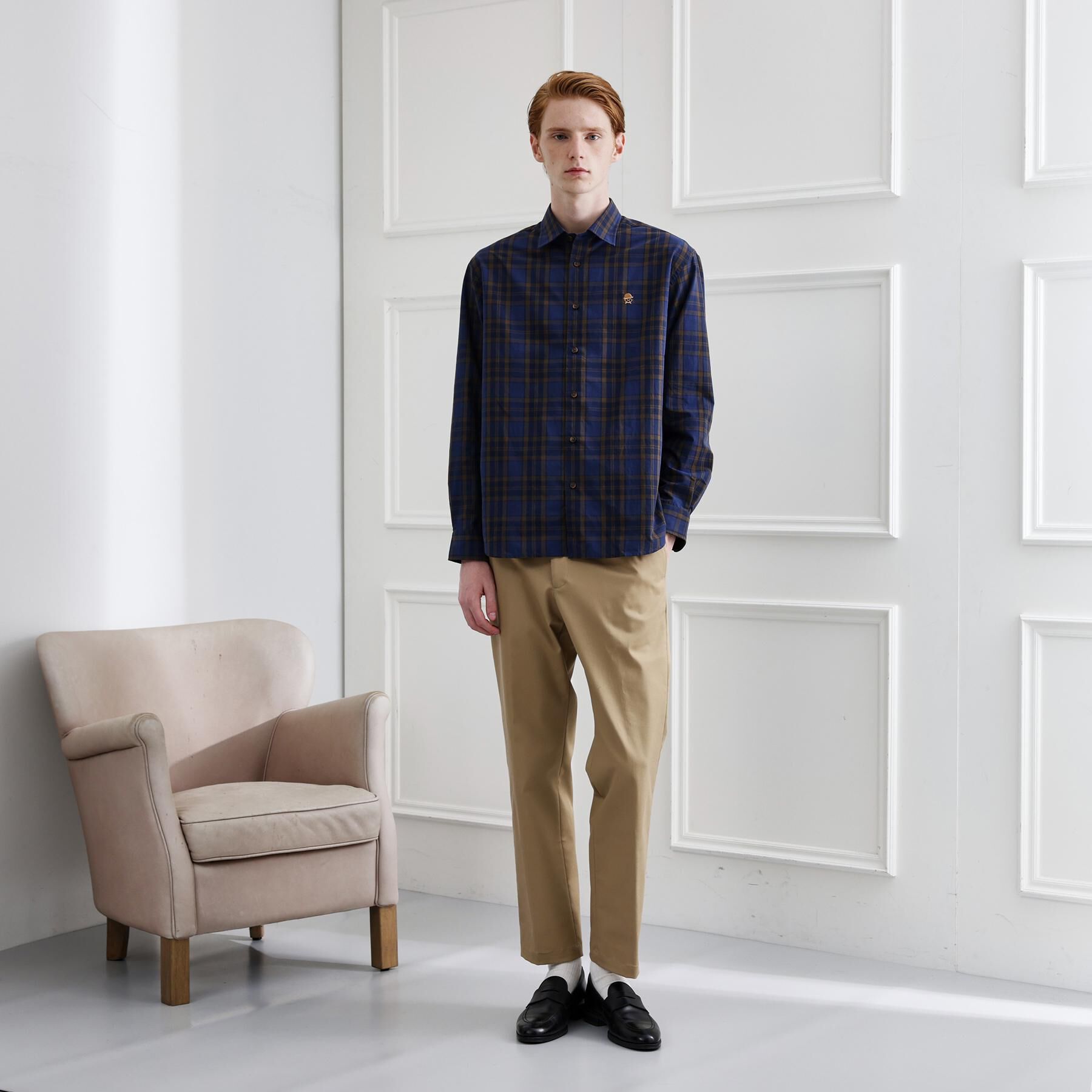 TAKEO KIKUCHI「【LIMITED】ダークチェック長袖シャツ」|シャツ・ブラウス|