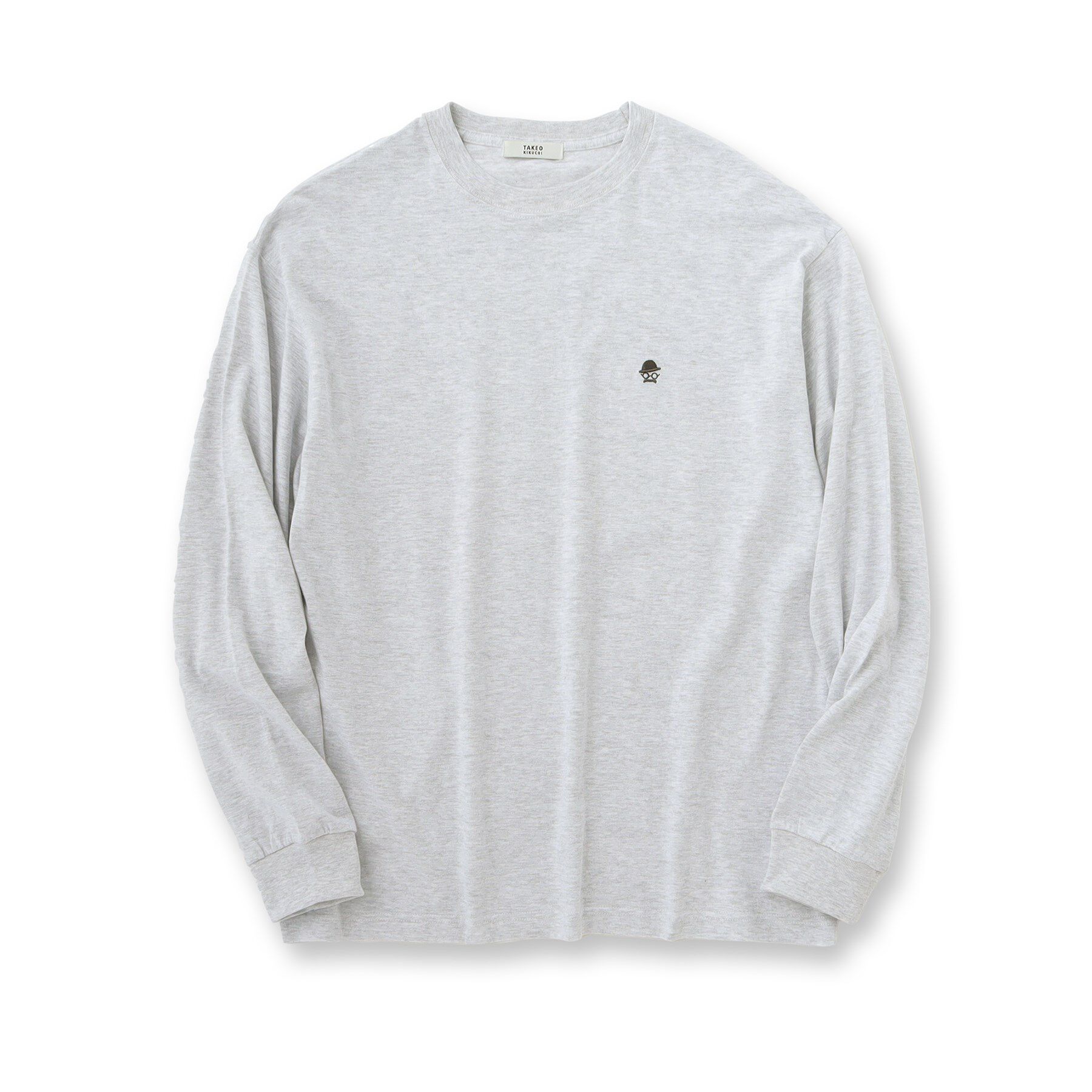 TAKEO KIKUCHI「【LIMITED】ワンポイント刺繍 長袖Tシャツ」|Tシャツ・カットソー|