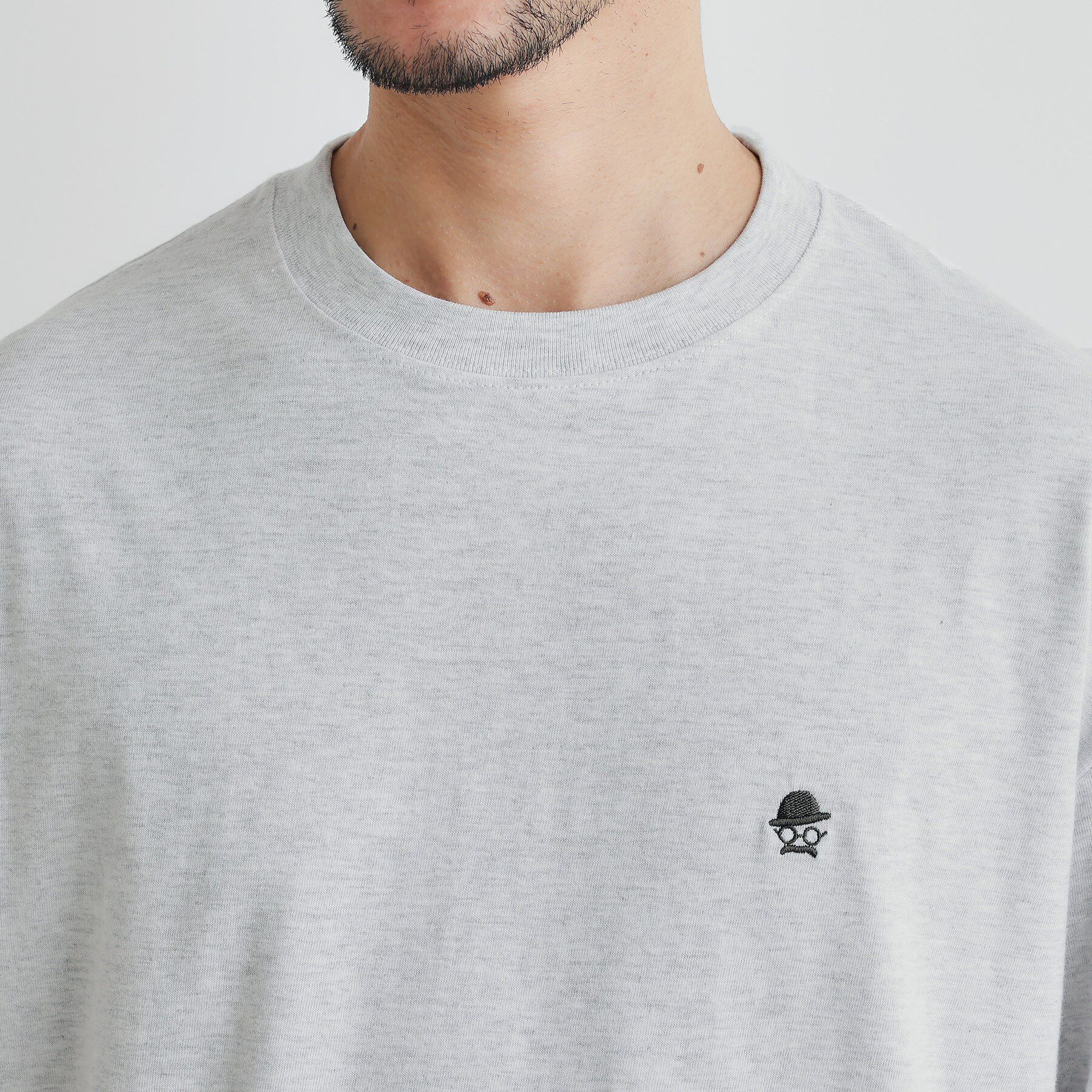 TAKEO KIKUCHI「【LIMITED】ワンポイント刺繍 長袖Tシャツ」|Tシャツ・カットソー|