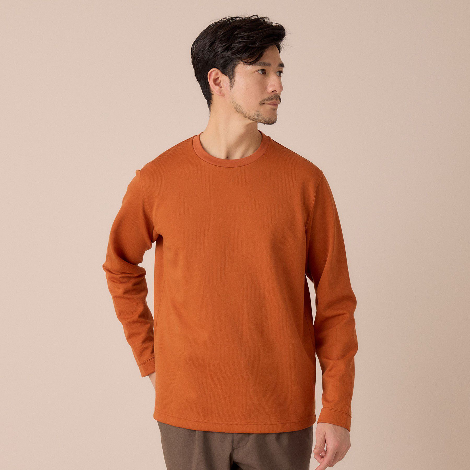 TAKEO KIKUCHI「【尾州ファブリック】ジャカードカットソー」|Tシャツ・カットソー|