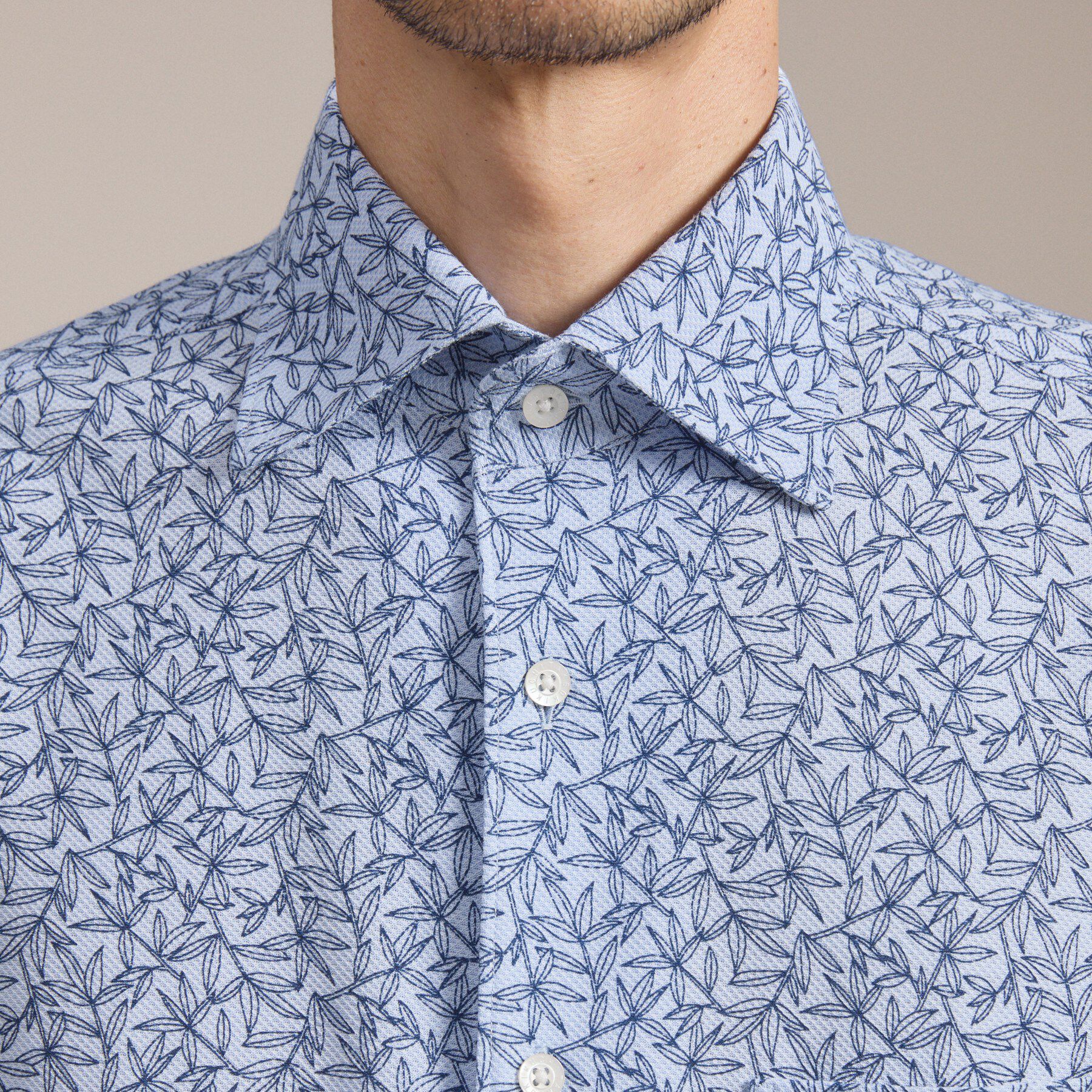 TAKEO KIKUCHI「アルビニリーフプリントジャージ」|シャツ・ブラウス|