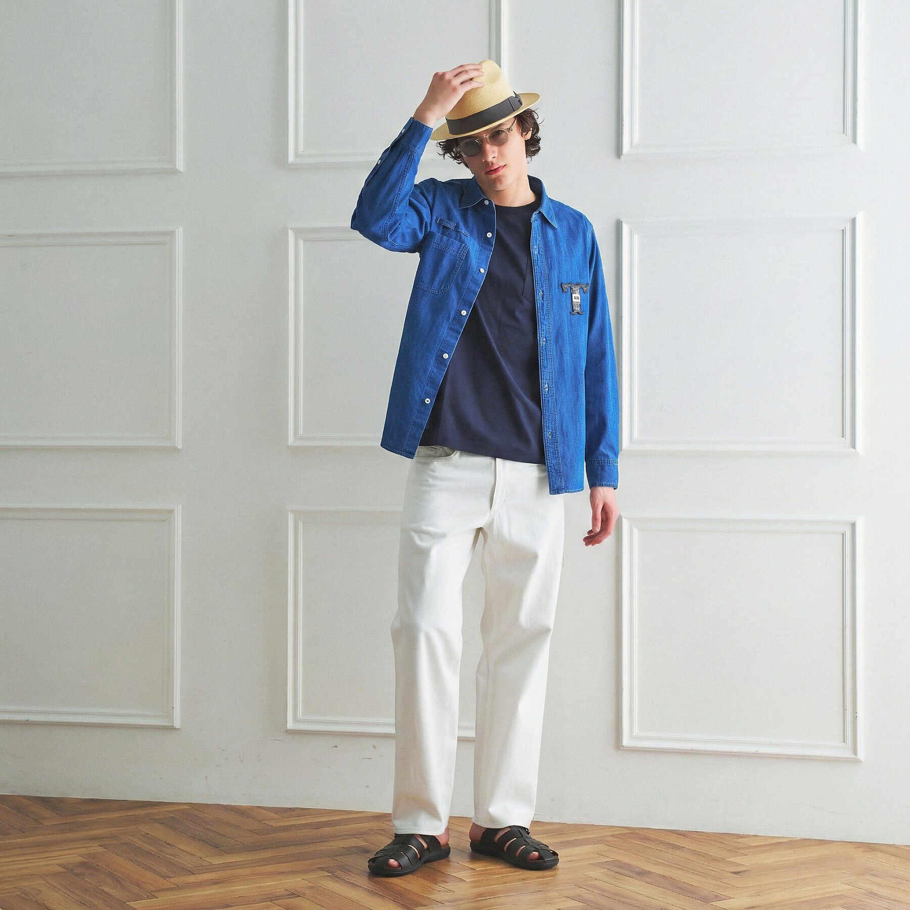 TAKEO KIKUCHI「【BOWLER HAT LABEL】エクスプローラー 11ozカラーデニム」|デニム|