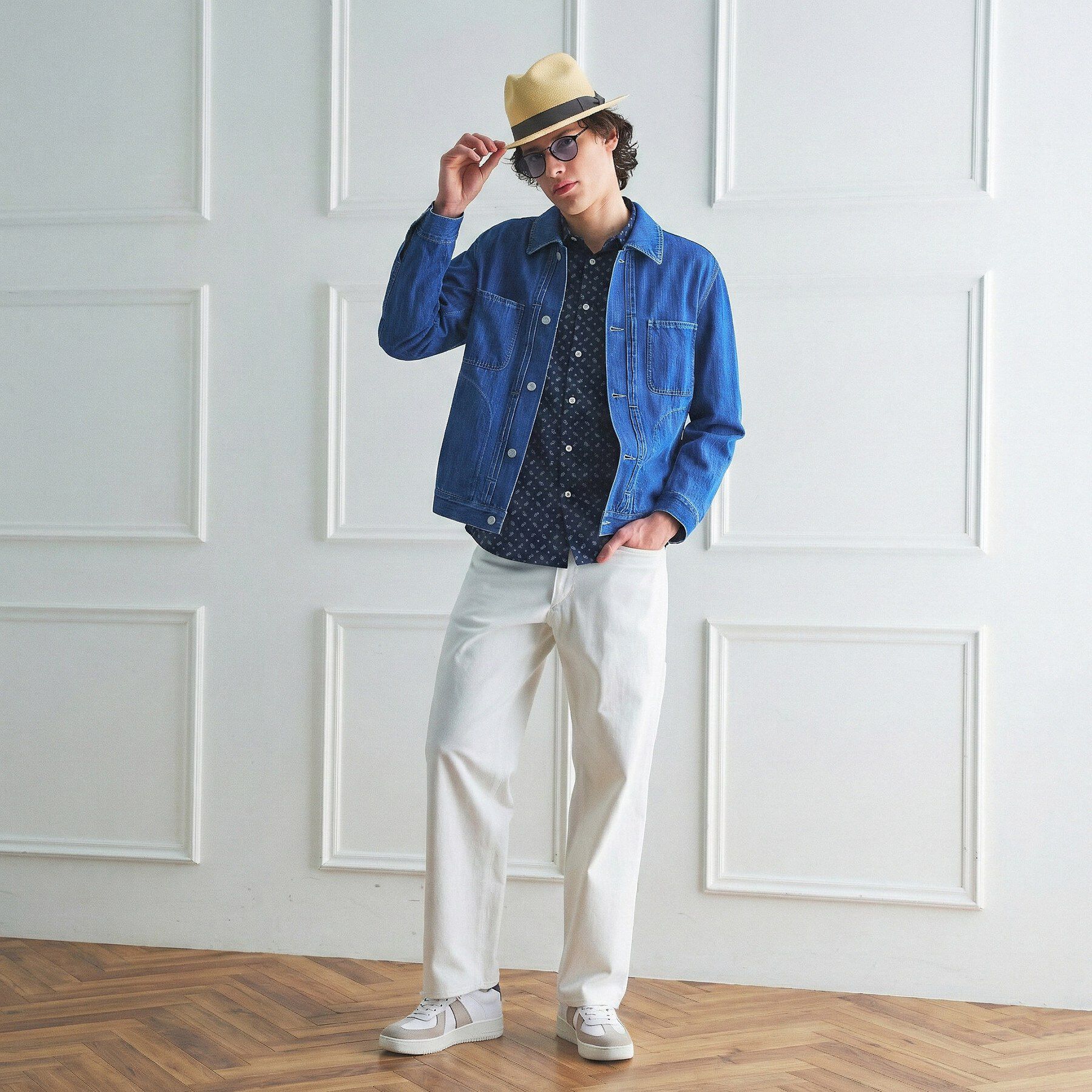 TAKEO KIKUCHI「【BOWLER HAT LABEL】エクスプローラー 11ozカラーデニム」|デニム|