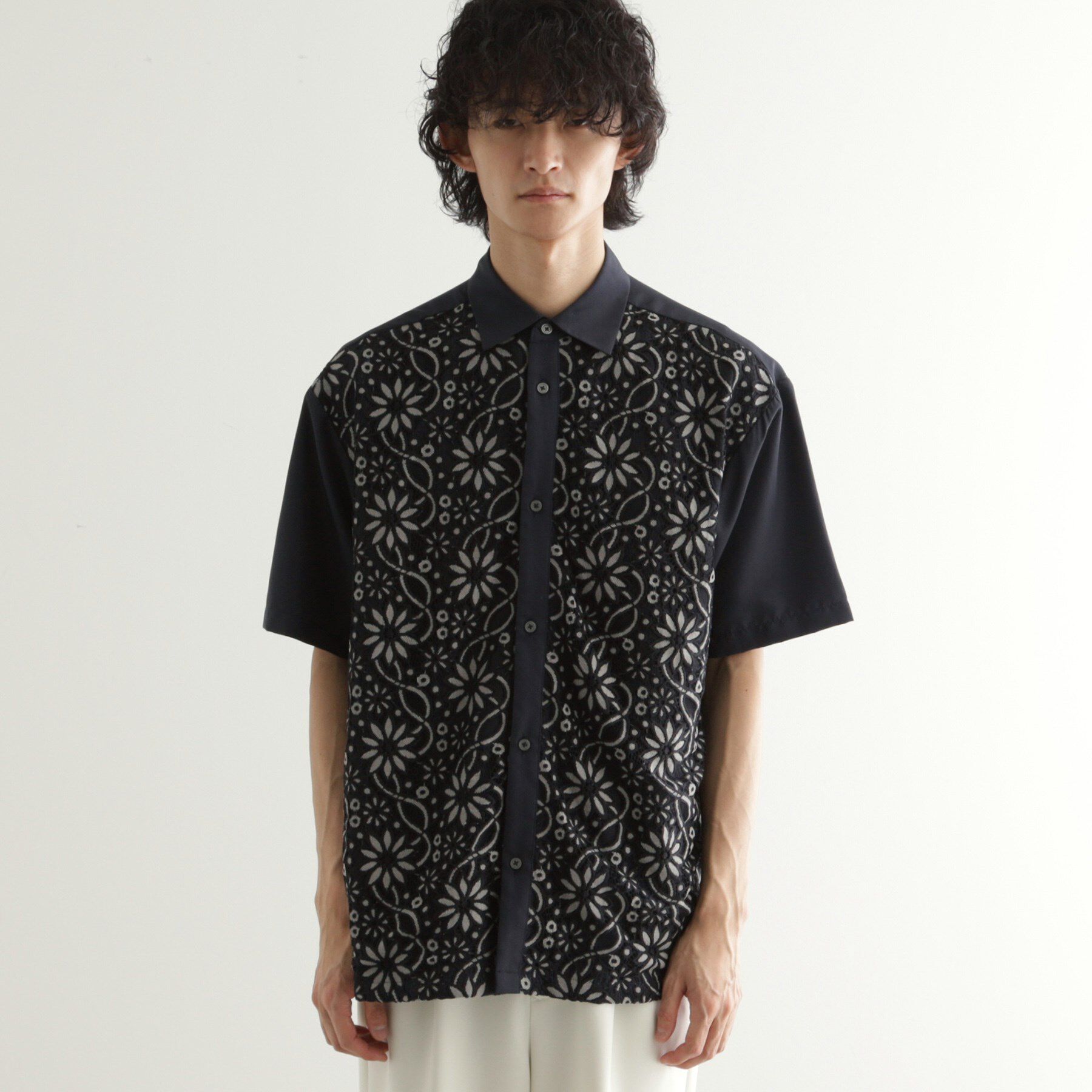 tk.TAKEO KIKUCHI「ボタニカルレースシャツ」|シャツ・ブラウス|