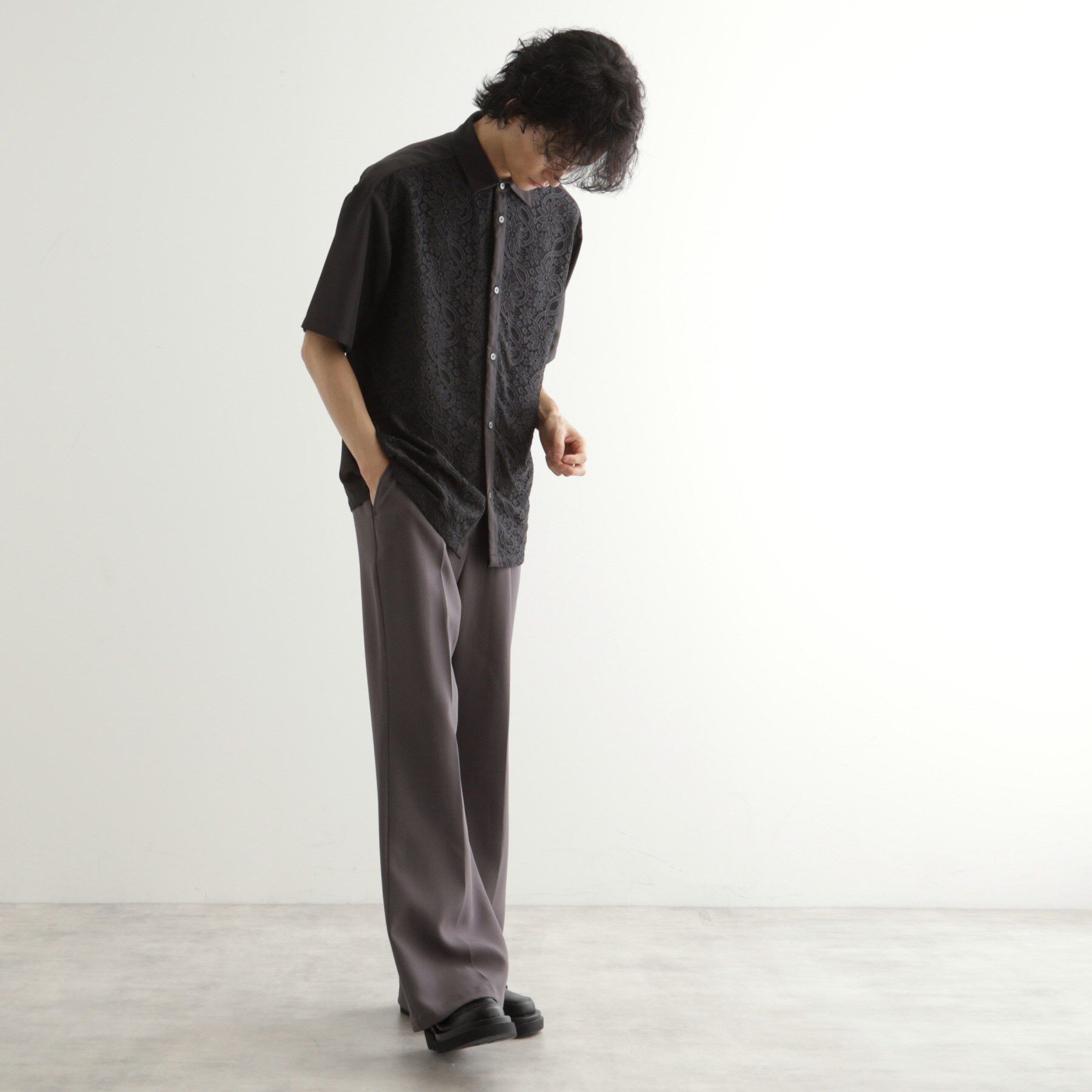 tk.TAKEO KIKUCHI「ボタニカルレースシャツ」|シャツ・ブラウス|