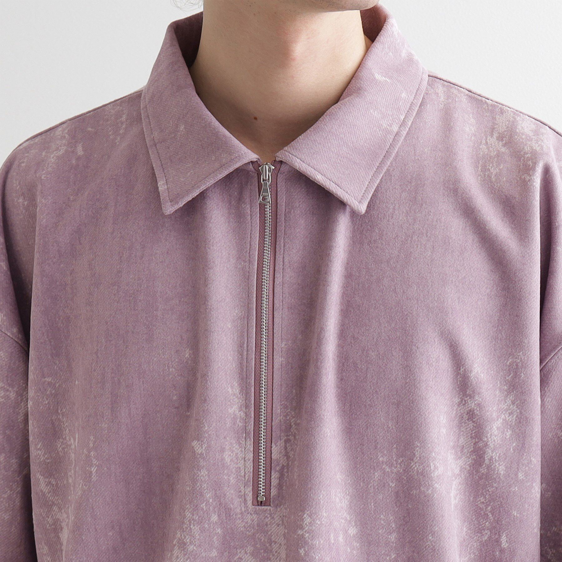 tk.TAKEO KIKUCHI「ヴィンテージライクハーフジップポロシャツ」|ポロシャツ|