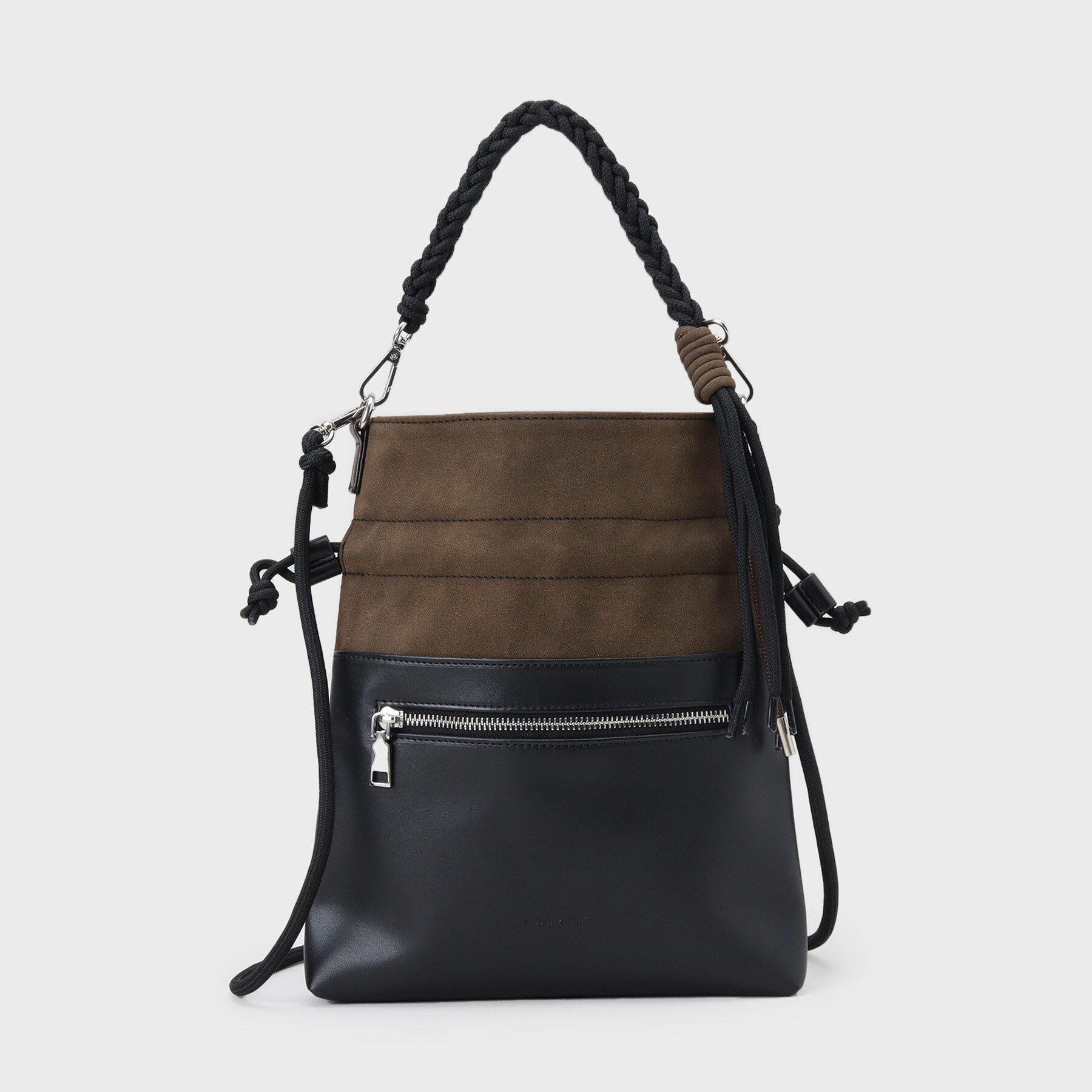 tk.TAKEO KIKUCHI「ADAMPATEK 別注 アソート巾着ショルダーバッグ」|ショルダー・メッセンジャー|ブラウン(643)