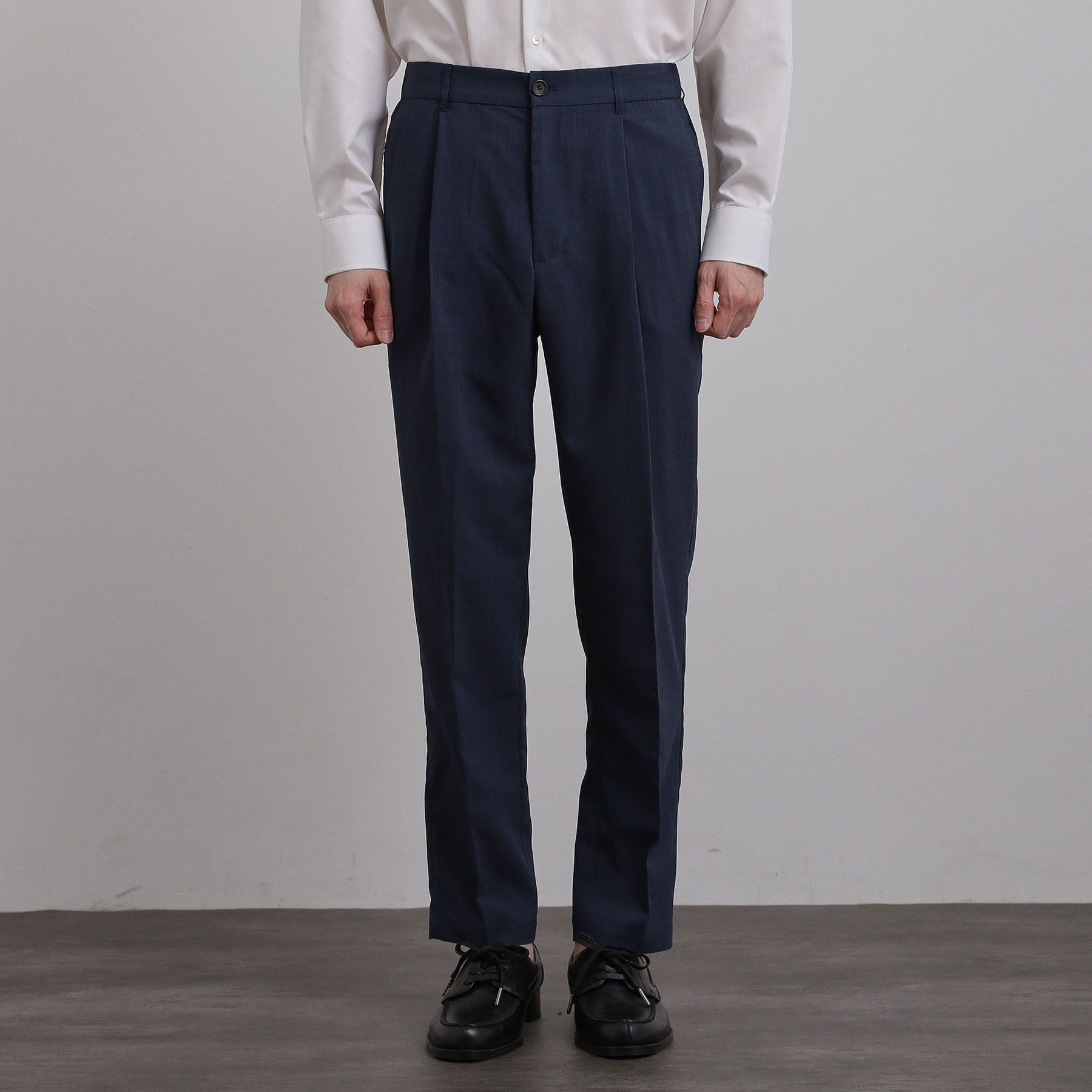 tk.TAKEO KIKUCHI「【2点セットジャケット＋パンツ】エアリードライノーカラージャケット＆スラックス」|スーツ|