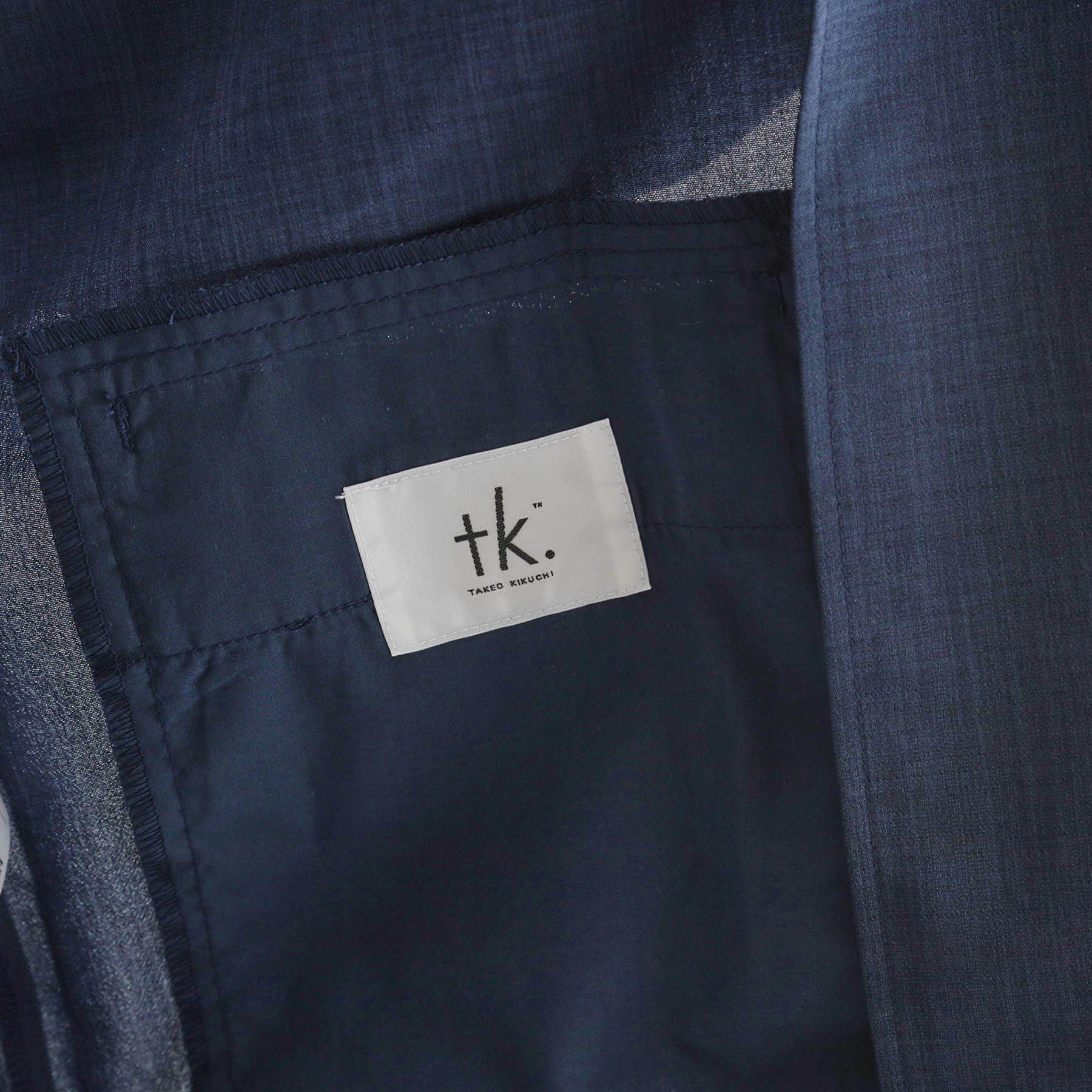 tk.TAKEO KIKUCHI「【2点セットジャケット＋パンツ】エアリードライノーカラージャケット＆スラックス」|スーツ|
