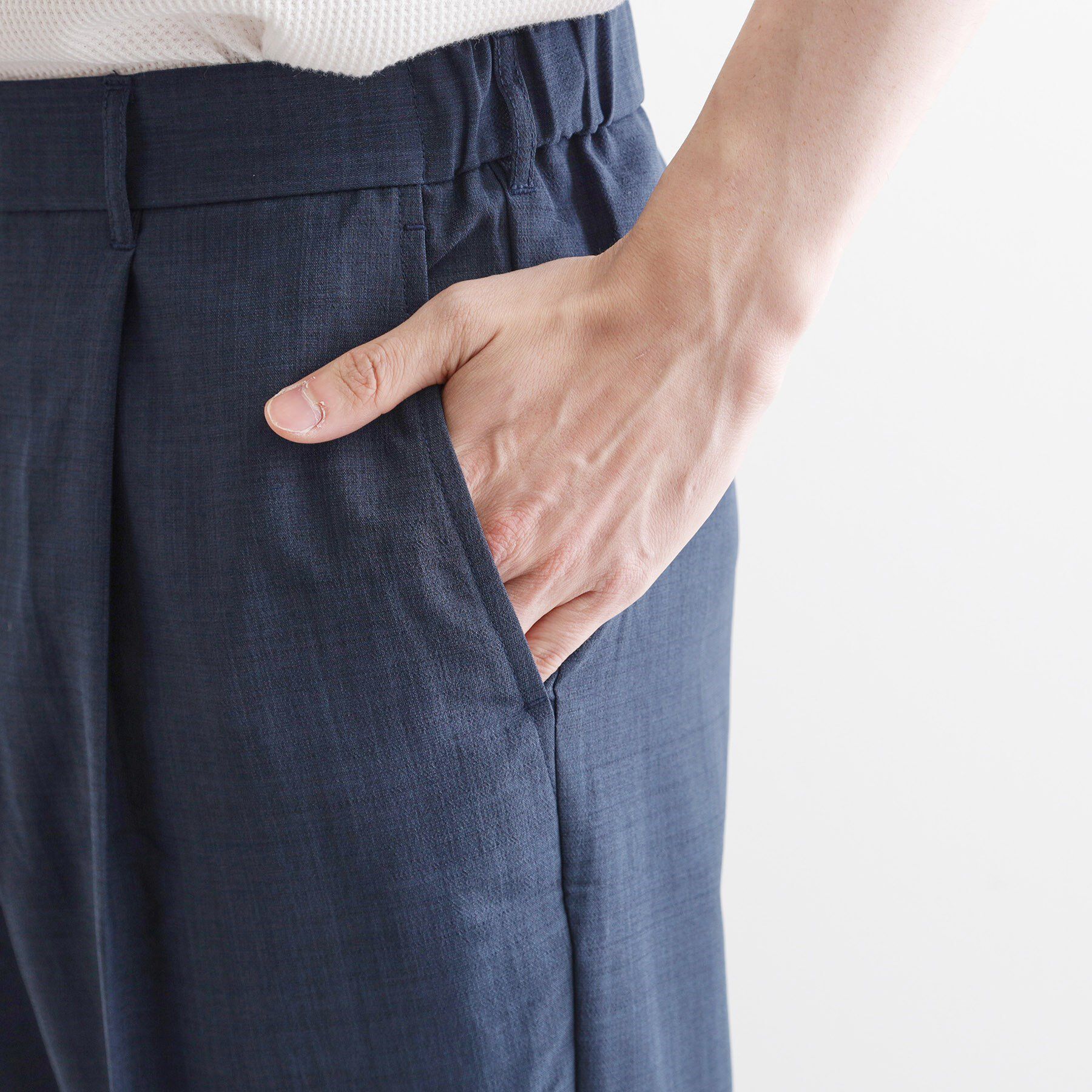 tk.TAKEO KIKUCHI「【2点セットジャケット＋パンツ】エアリードライノーカラージャケット＆スラックス」|スーツ|