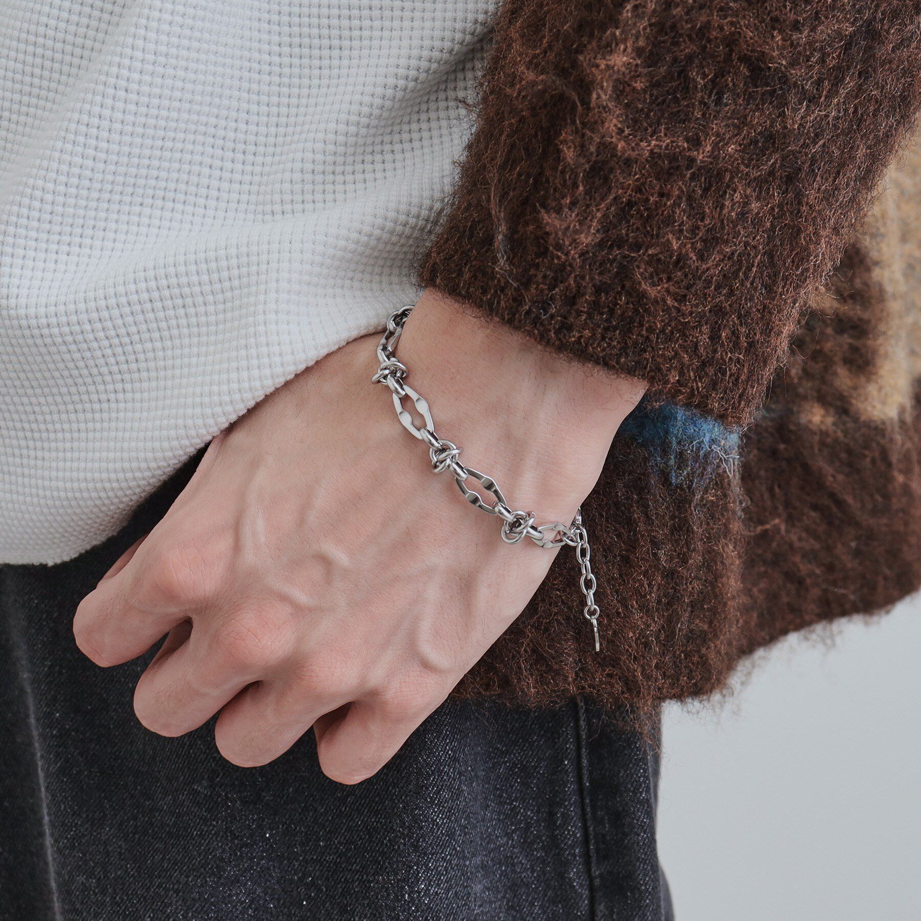 tk.TAKEO KIKUCHI「エラボレイトチェーンブレスレット」|ブレスレット・バングル|