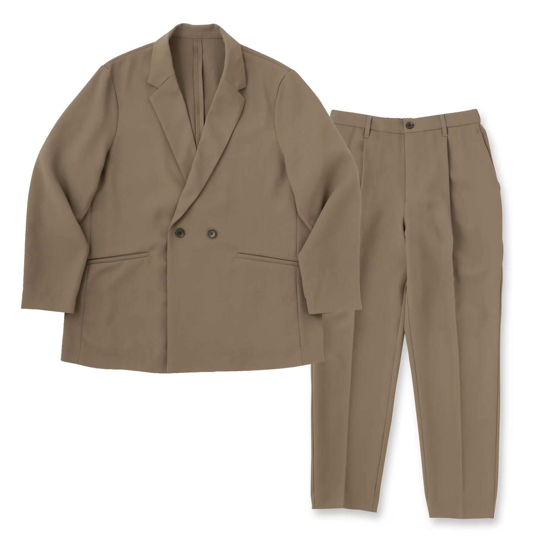 tk.TAKEO KIKUCHI「【セットアップ2点セット】オーバーサイズダブルセットアップ/ONOFF兼用/イージーケア/マシーンウ」|スーツ|