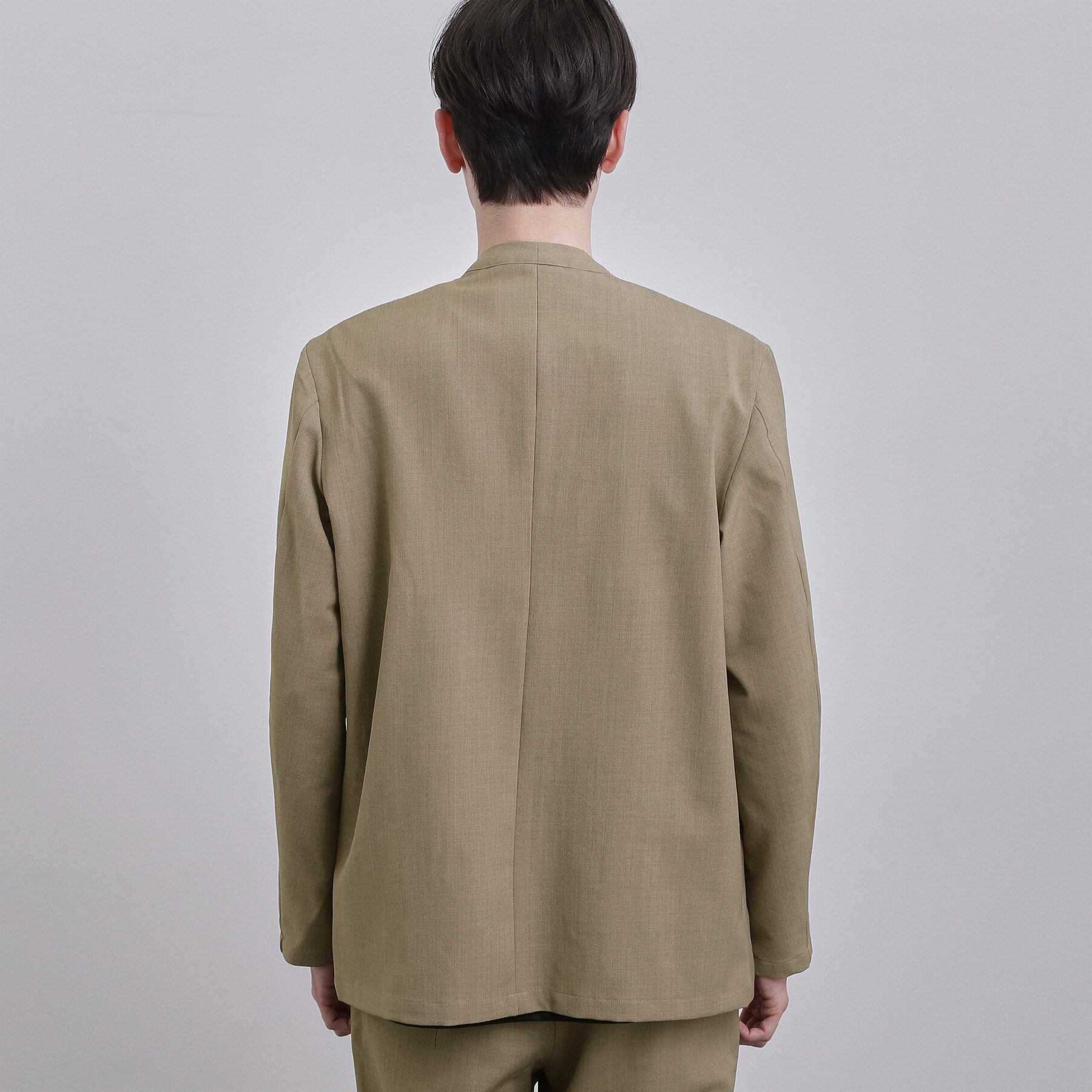 tk.TAKEO KIKUCHI「【セットアップ対応可】カルゼノーカラージャケット」|ノーカラージャケット|