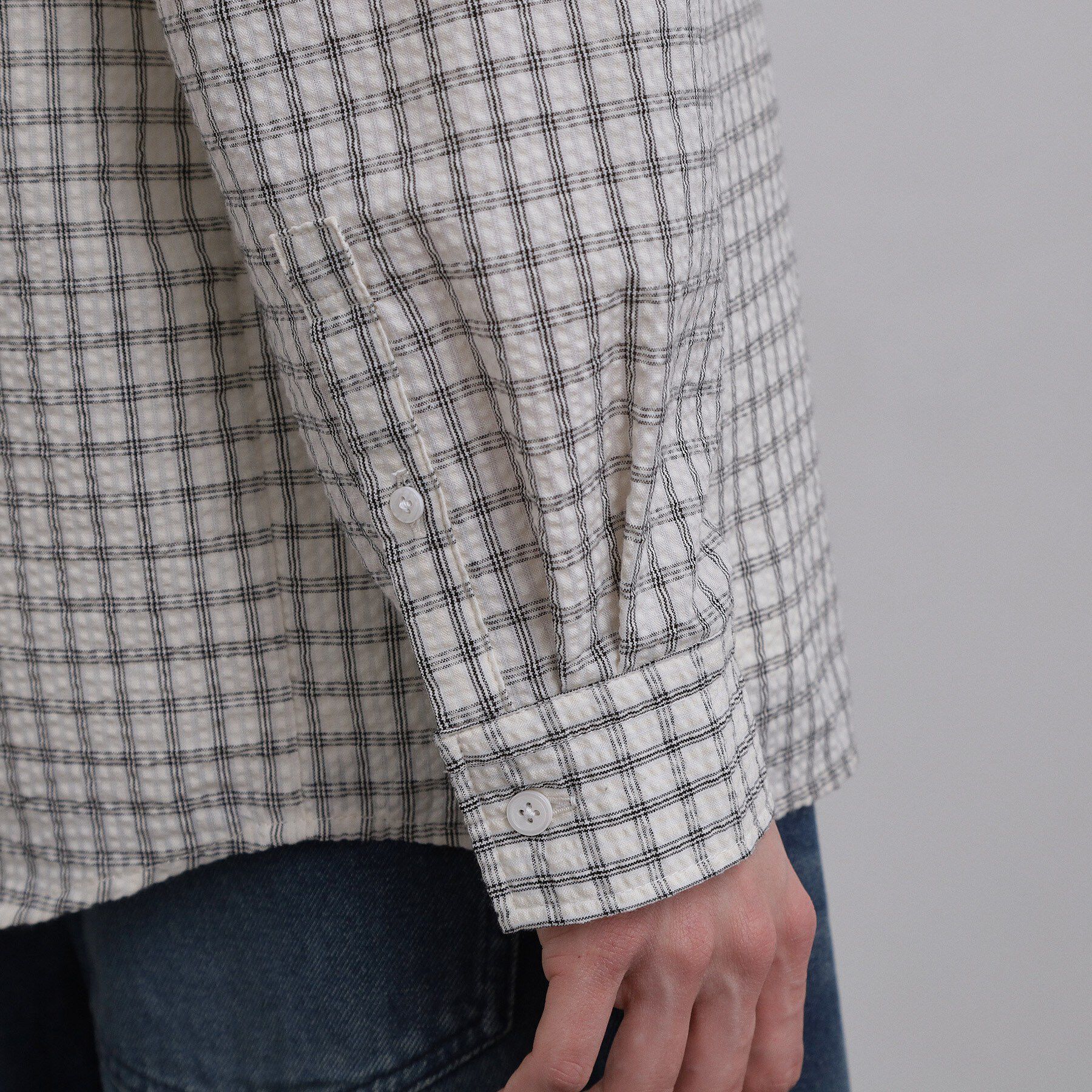 tk.TAKEO KIKUCHI「シアサッカーチェックシャツ」|シャツ・ブラウス|