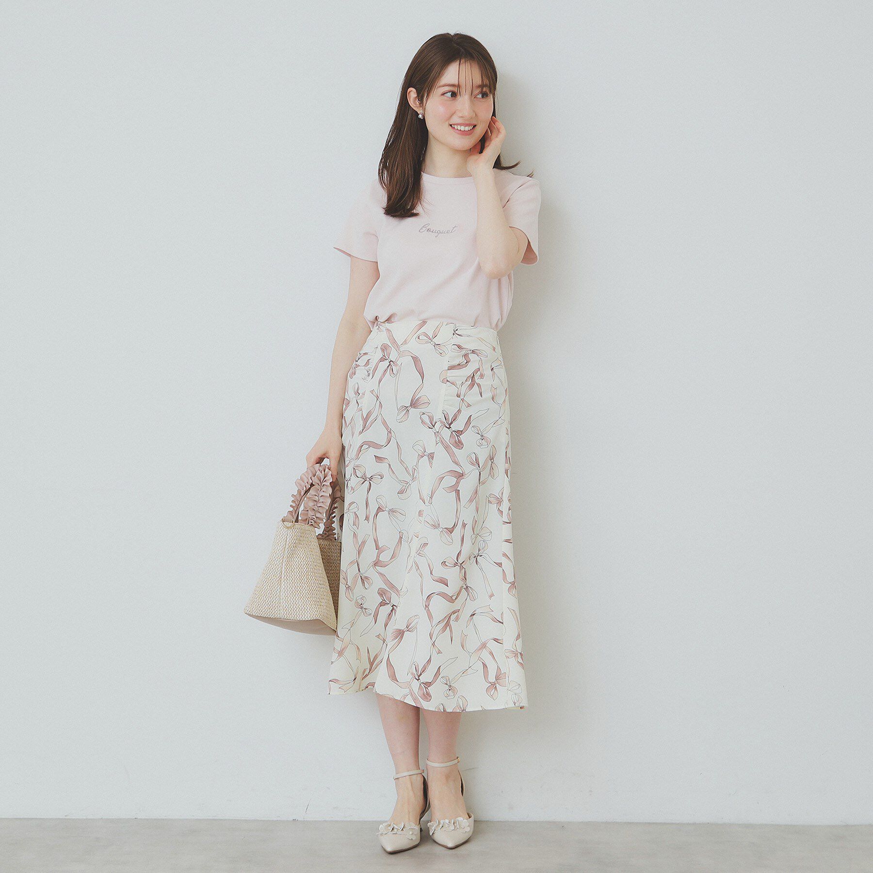 index「ワンポイントロゴ刺繍Tシャツ【UV/接触冷感/洗濯機洗い可】」|Tシャツ・カットソー|