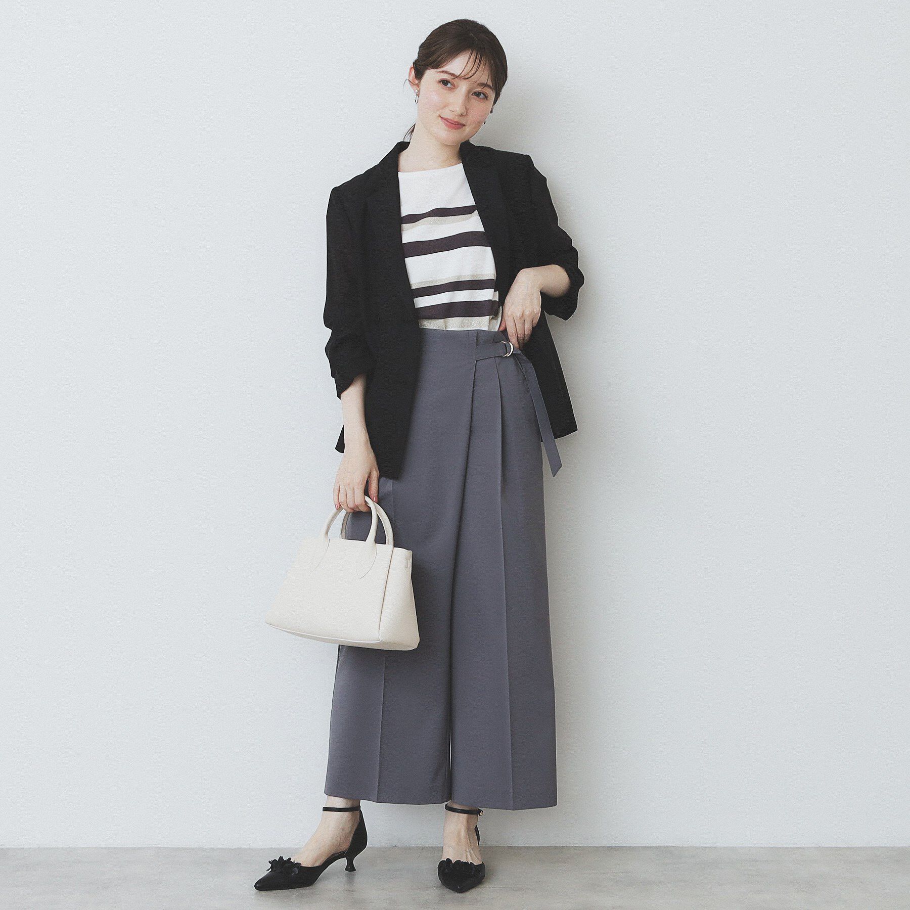 index「《XS-LLサイズ》フレンチスリーブニット【洗濯機洗い可/抗ピル】」|ニット・セーター|