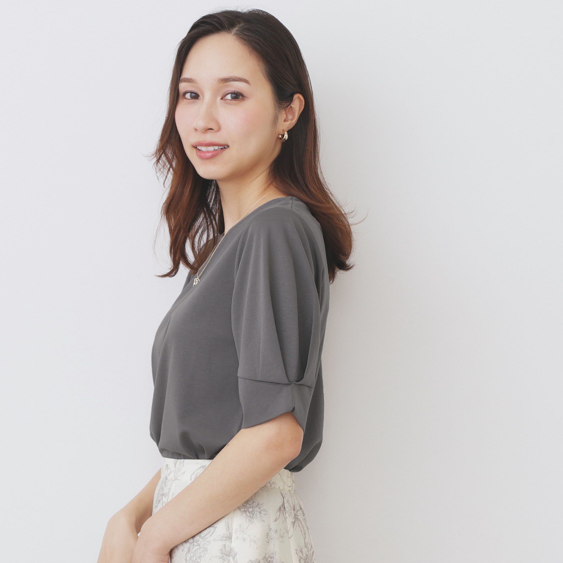 index「パフスリーブトップス【洗濯機洗い可】」|Tシャツ・カットソー|