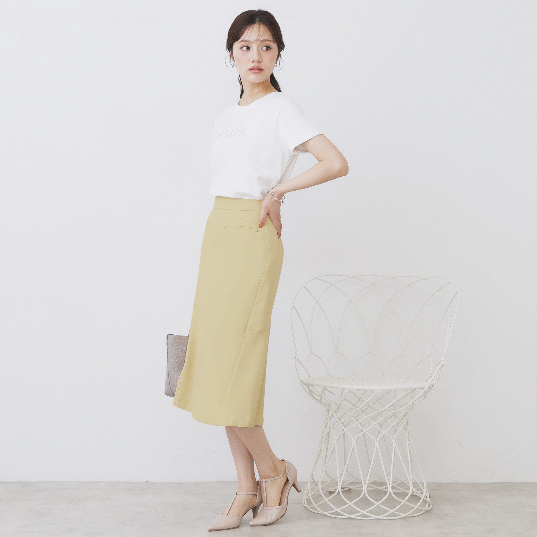 index「バックフレアマーメイドスカート【洗濯機洗い可/イージーアイロン】」|スカート|