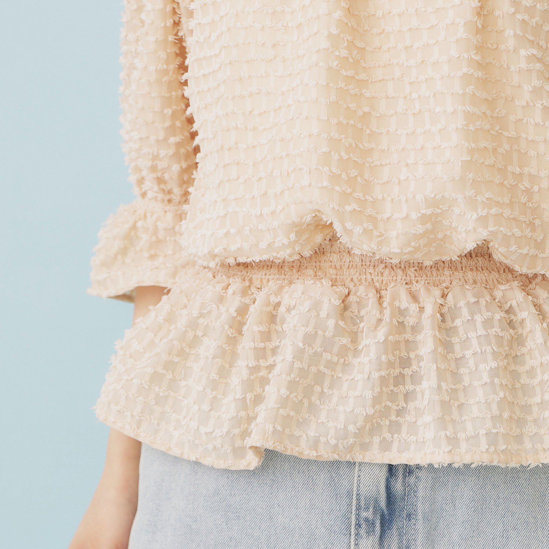 index「2WAY カットジャカードブラウス【洗濯機洗い可/防シワ】」|シャツ・ブラウス|