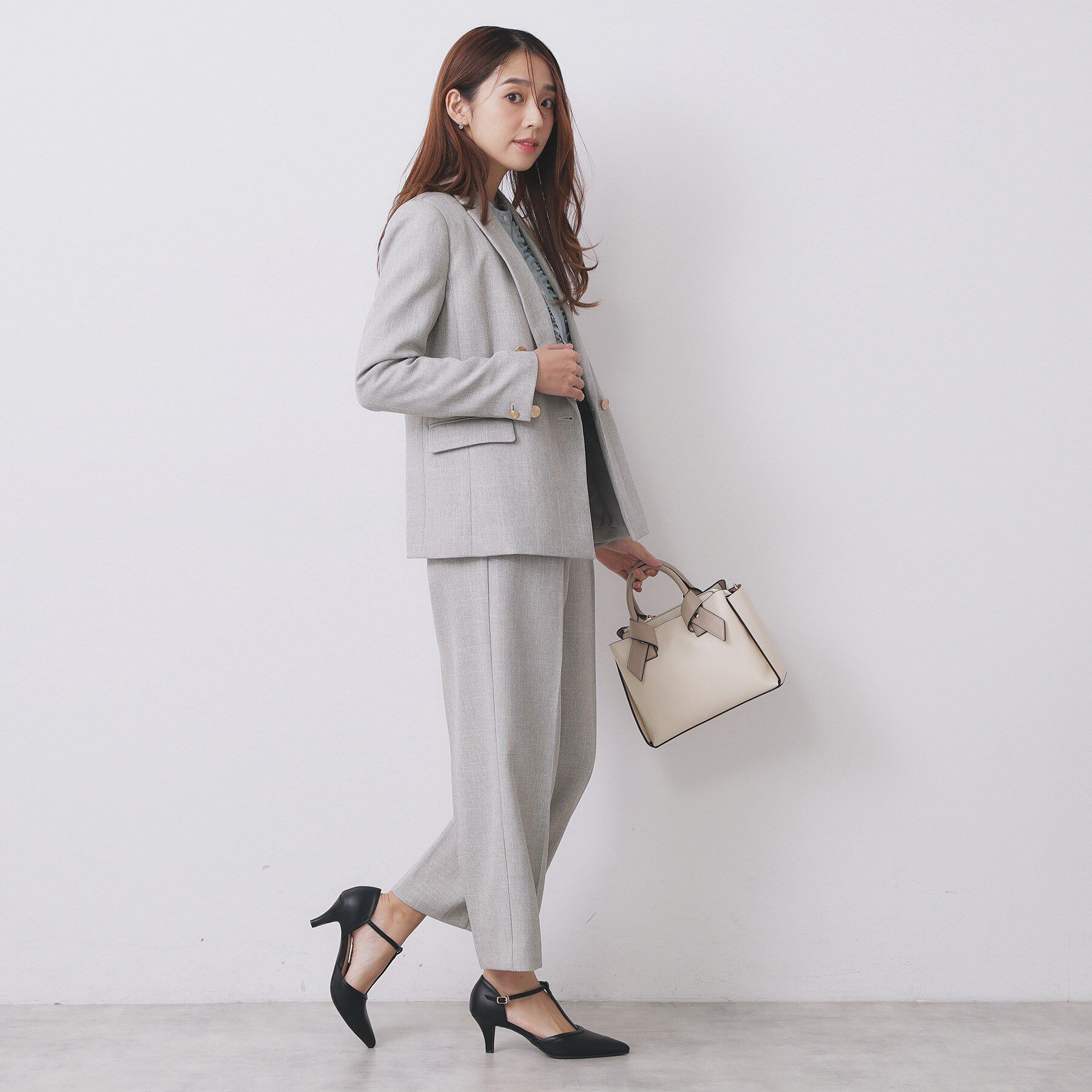 index「《Oggi掲載》ダブルブレストテーラードジャケット/セットアップ対応可【洗える】」|テーラードジャケット|