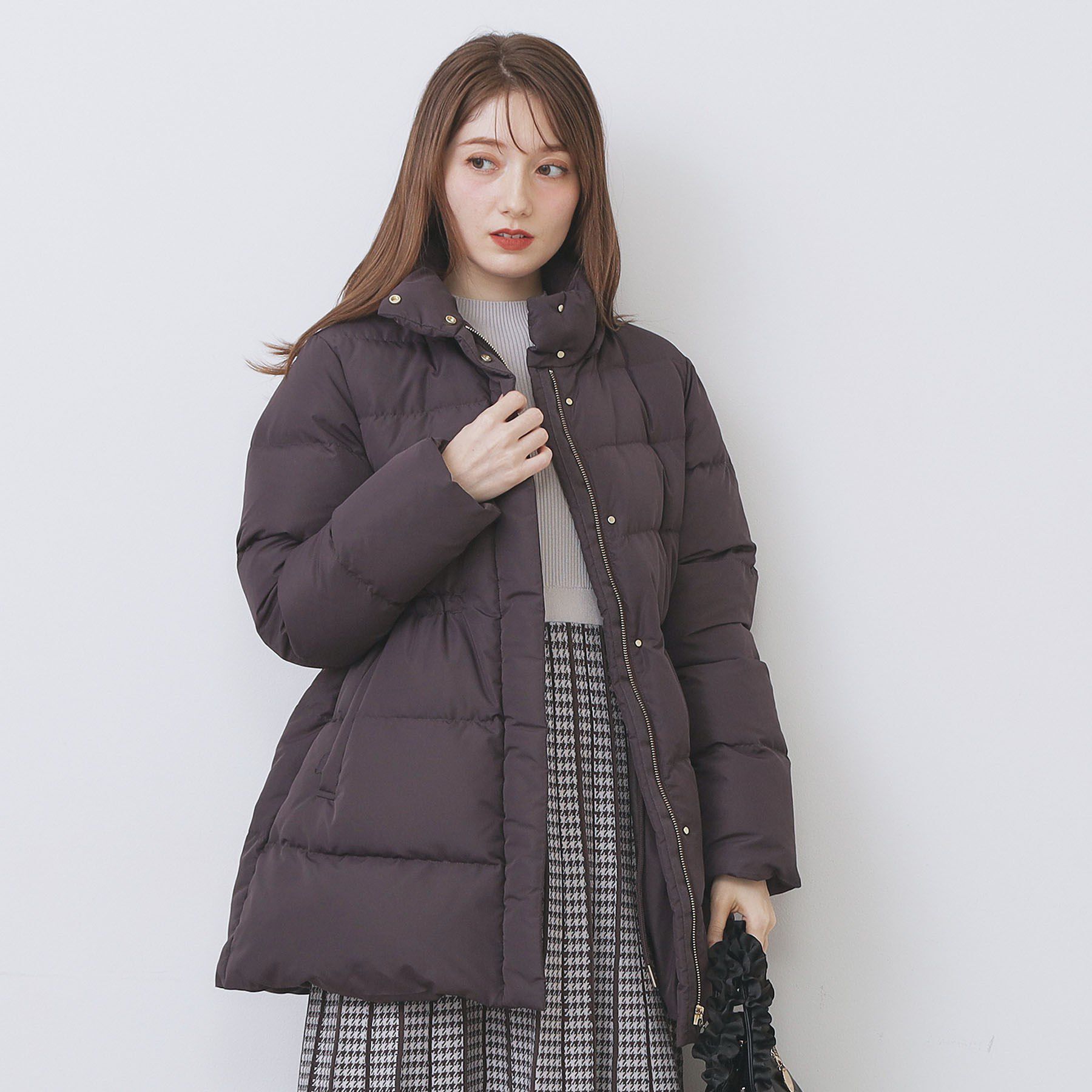 index「KAWADAダウンドロストミドルコート【撥水/洗濯機OK/2WAY/静電気防止裏地】《XS～3L》」|ダウン|