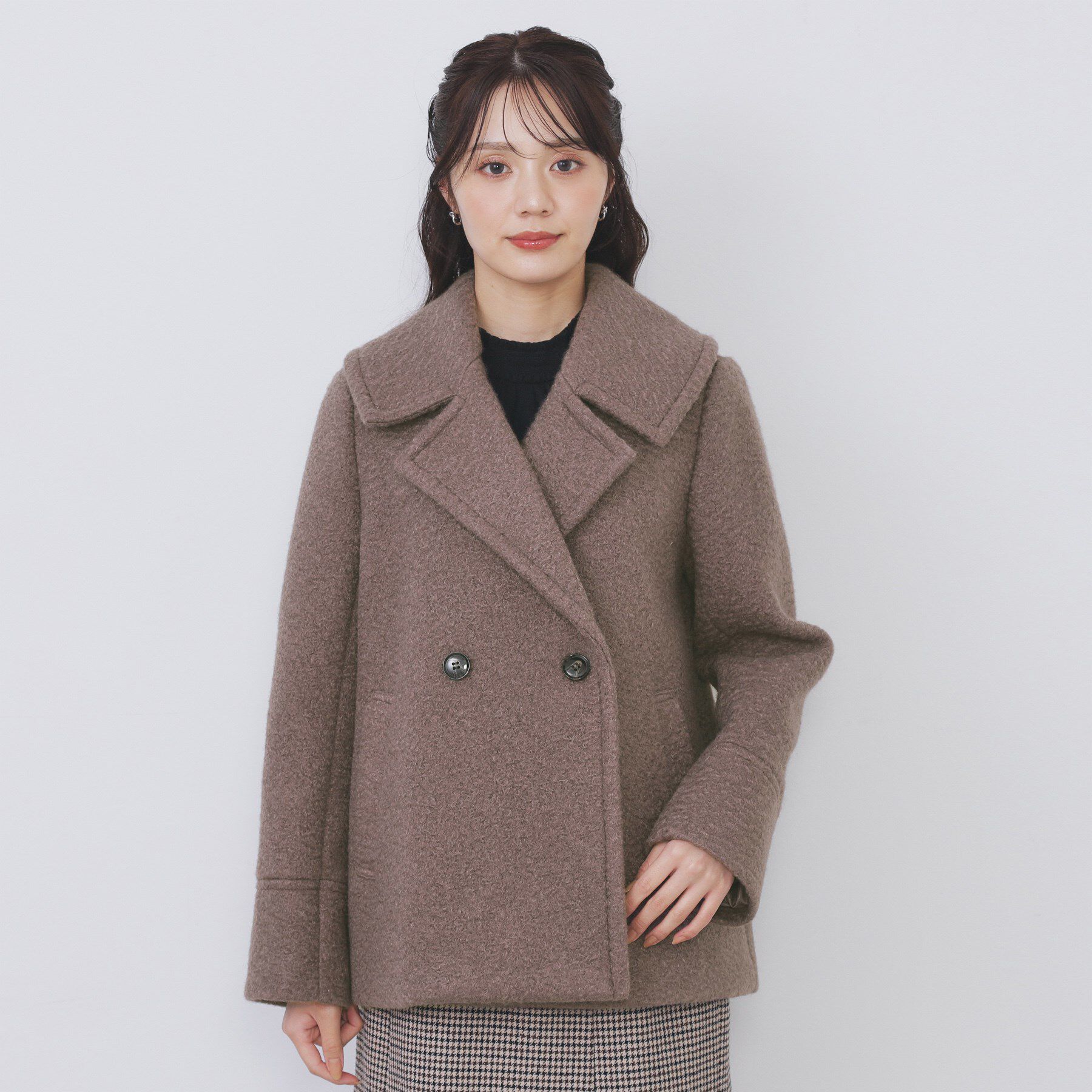 index「ブークレミドルコート【洗える】」|ピーコート|