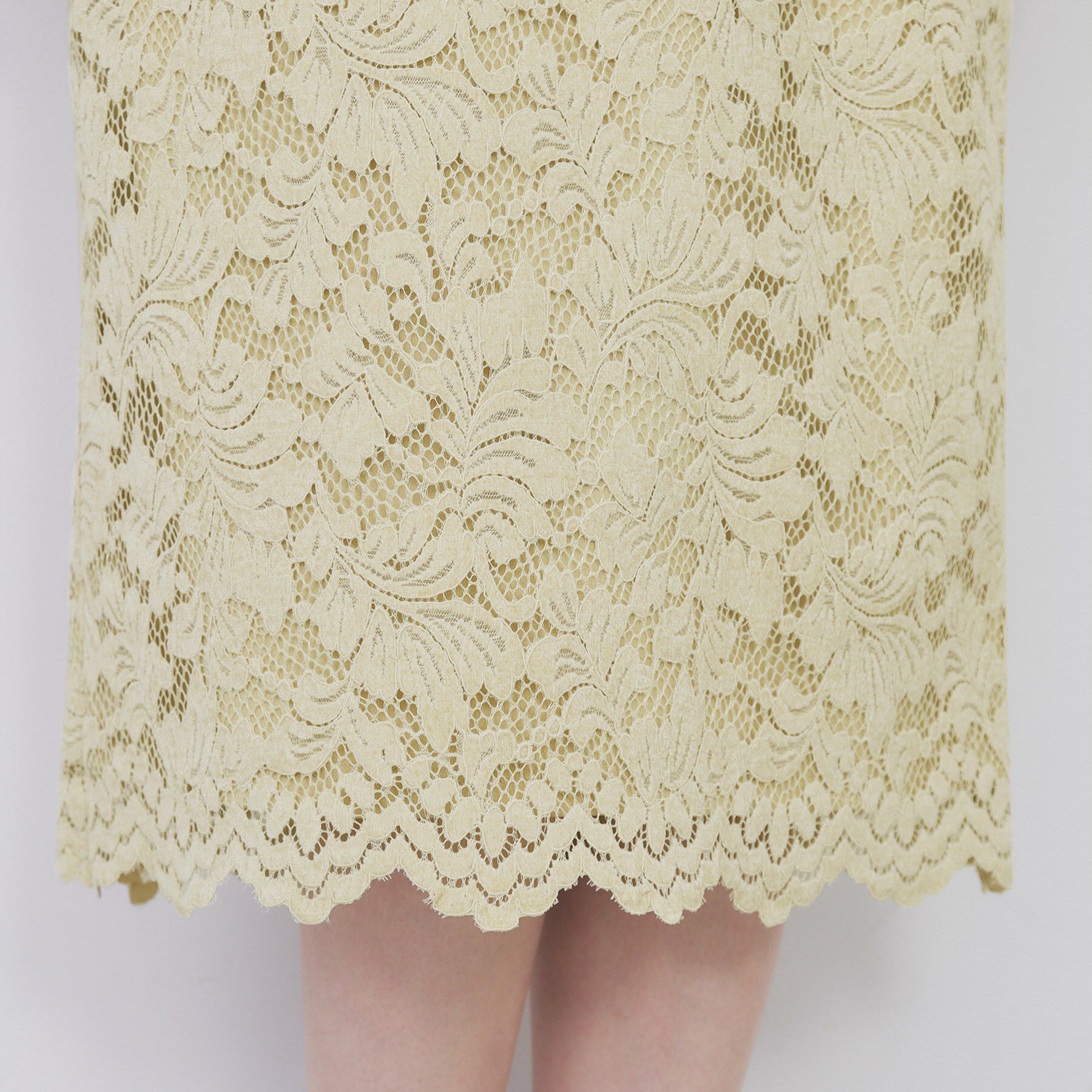 index「モールレースタイトスカート【洗濯機OK】」|スカート|