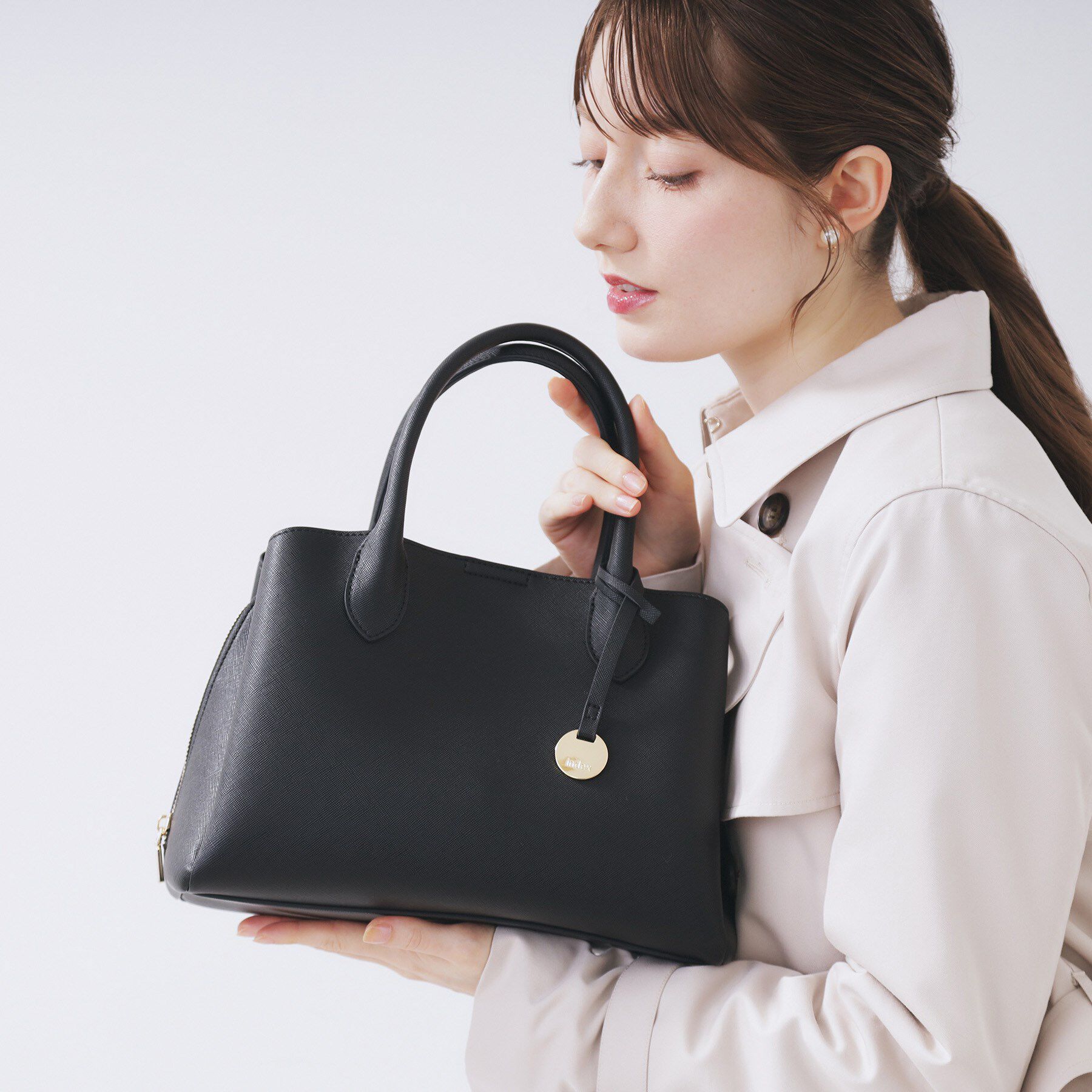 index「≪通勤・セレモニー対応≫2WAYカクシボミドルボストンバッグ」|ボストンバッグ|