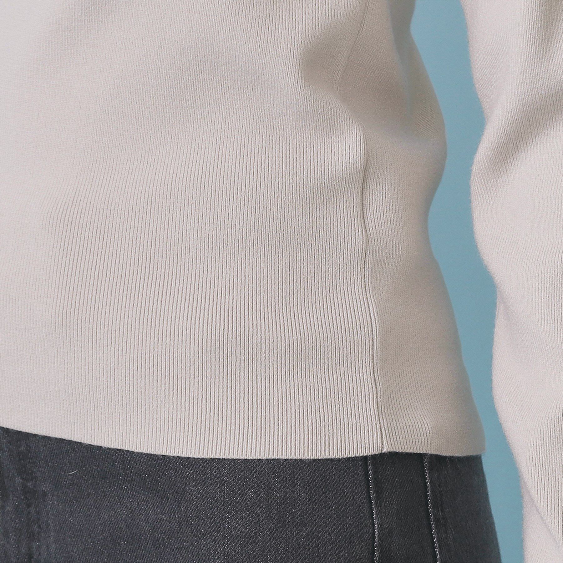 index「ショルダービッグリボンスクエアニット【洗濯機OK】」|ニット・セーター|