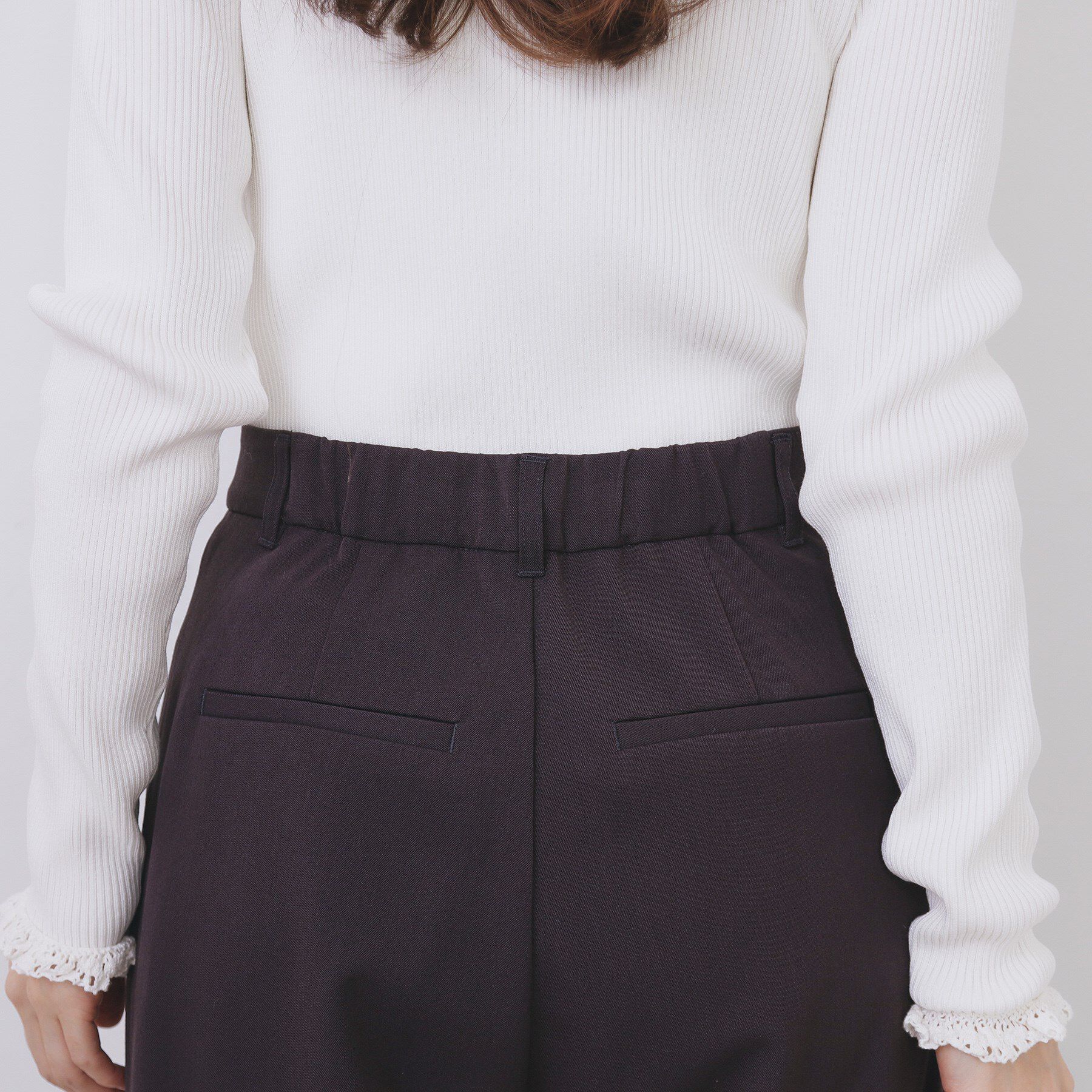 index「裏起毛ストレッチワイドパンツ【洗濯機OK/イージーアイロン】」|その他|