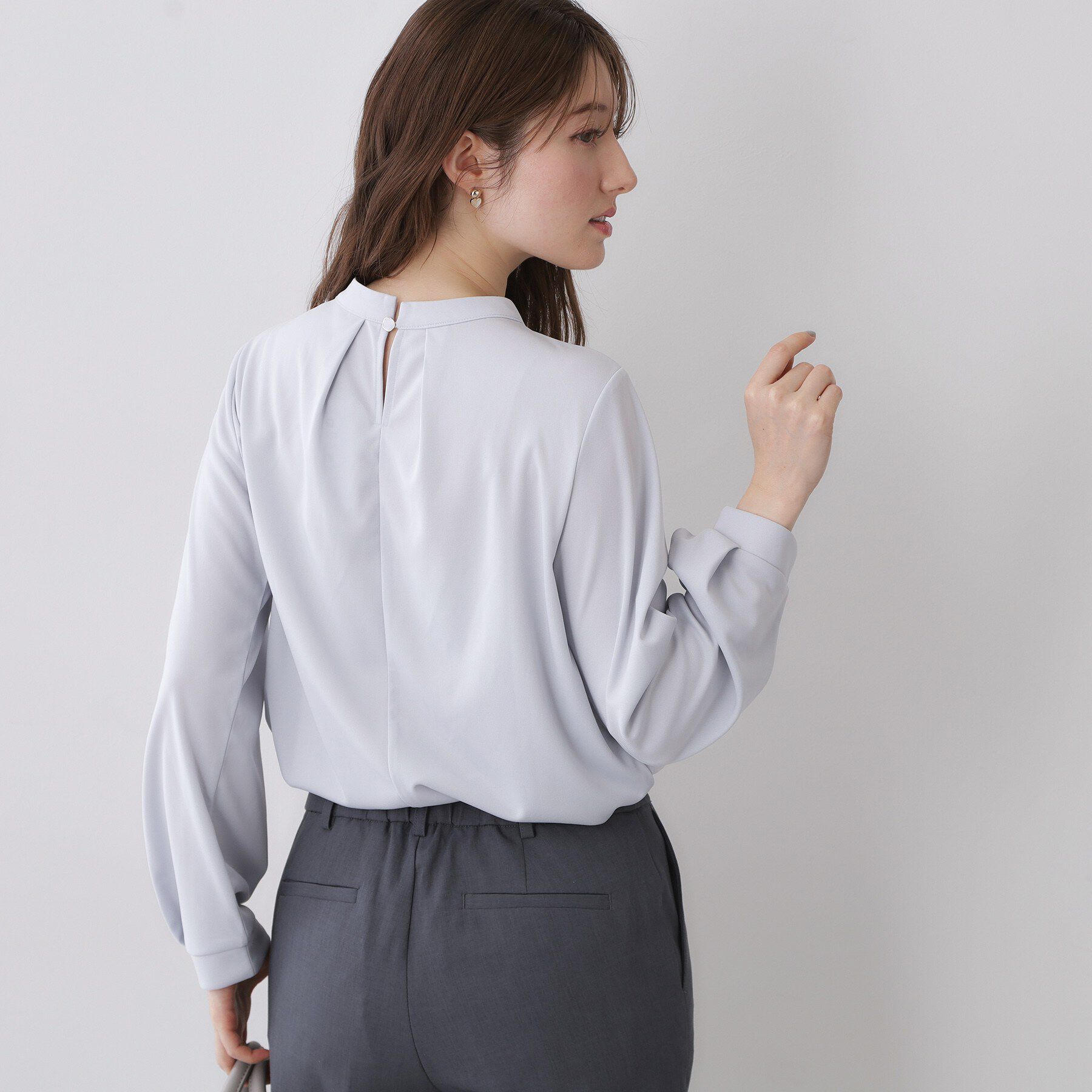 index「ランダムタックトップス【洗濯機OK/吸水速乾/接触冷感/UVケア】《5col》」|Tシャツ・カットソー|