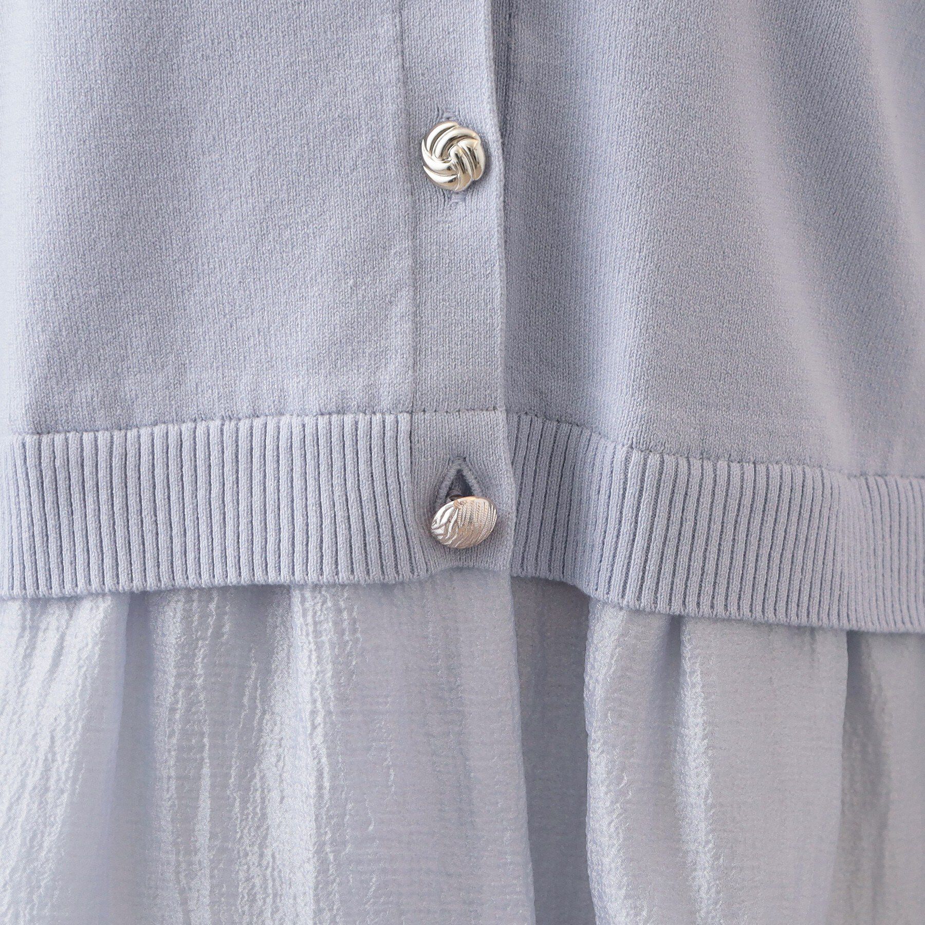 index「ペプラムレイヤード多釦カーディガン【洗濯機OK】」|カーディガン|