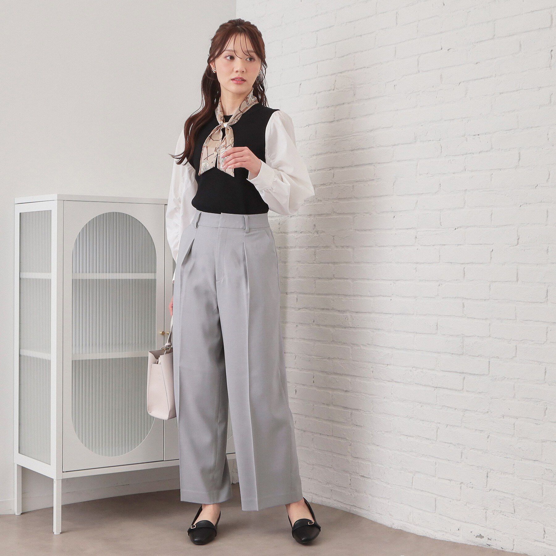 index「ストレッチワイドストレートパンツ/セットアップ対応【洗濯機OK/吸水速乾】」|その他|