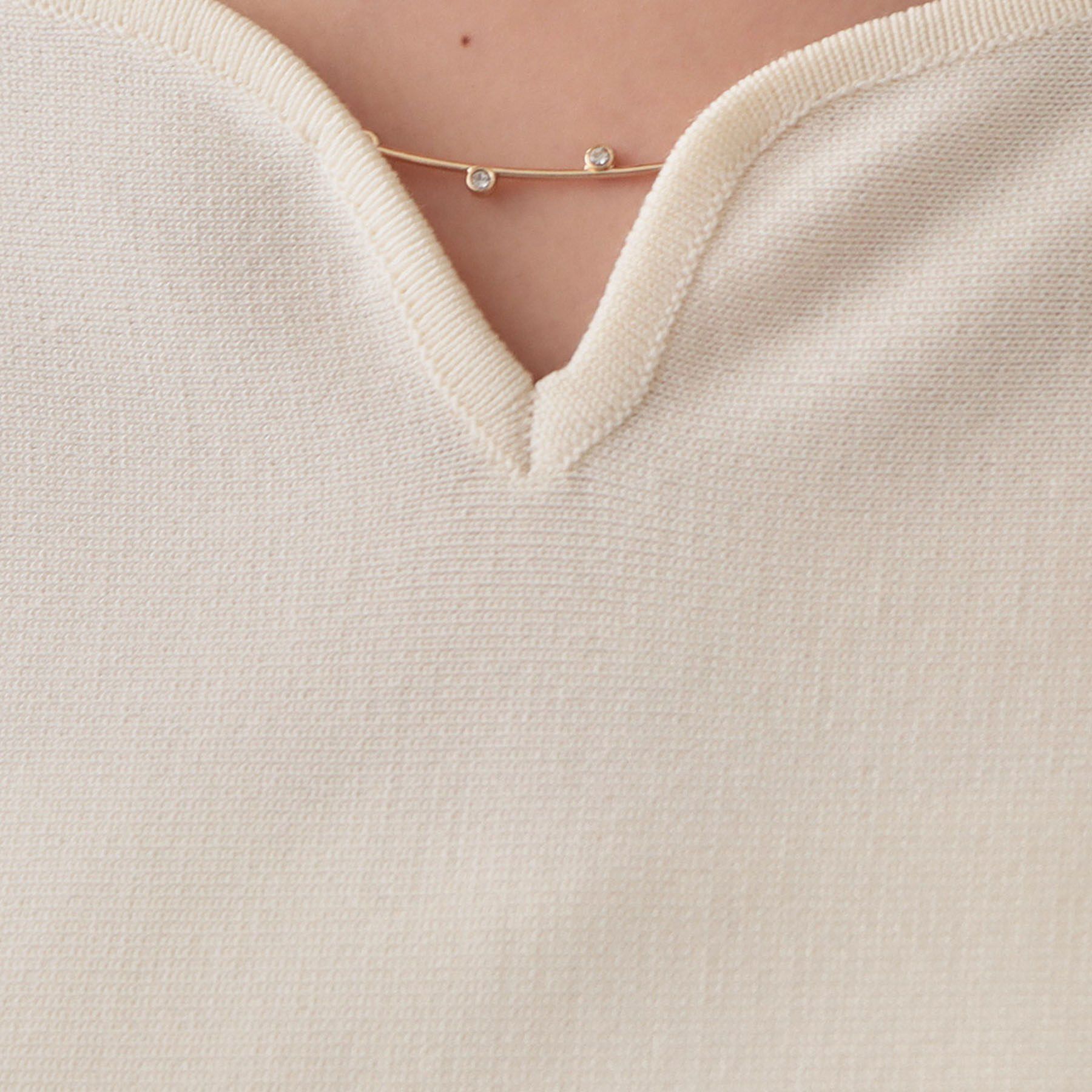 index「フロントパーツ付きドルマンスリーブニット【洗濯機OK/抗ピル】《7col》」|ニット・セーター|